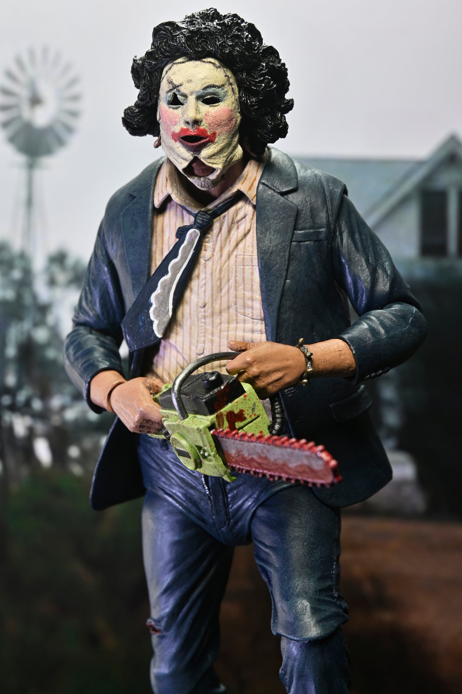 Texas Chainsaw Massacre - 50th Anniversary Ultimate Leatherface with Pretty Woman Mask 7&quot; Scale Action Figure - NECA