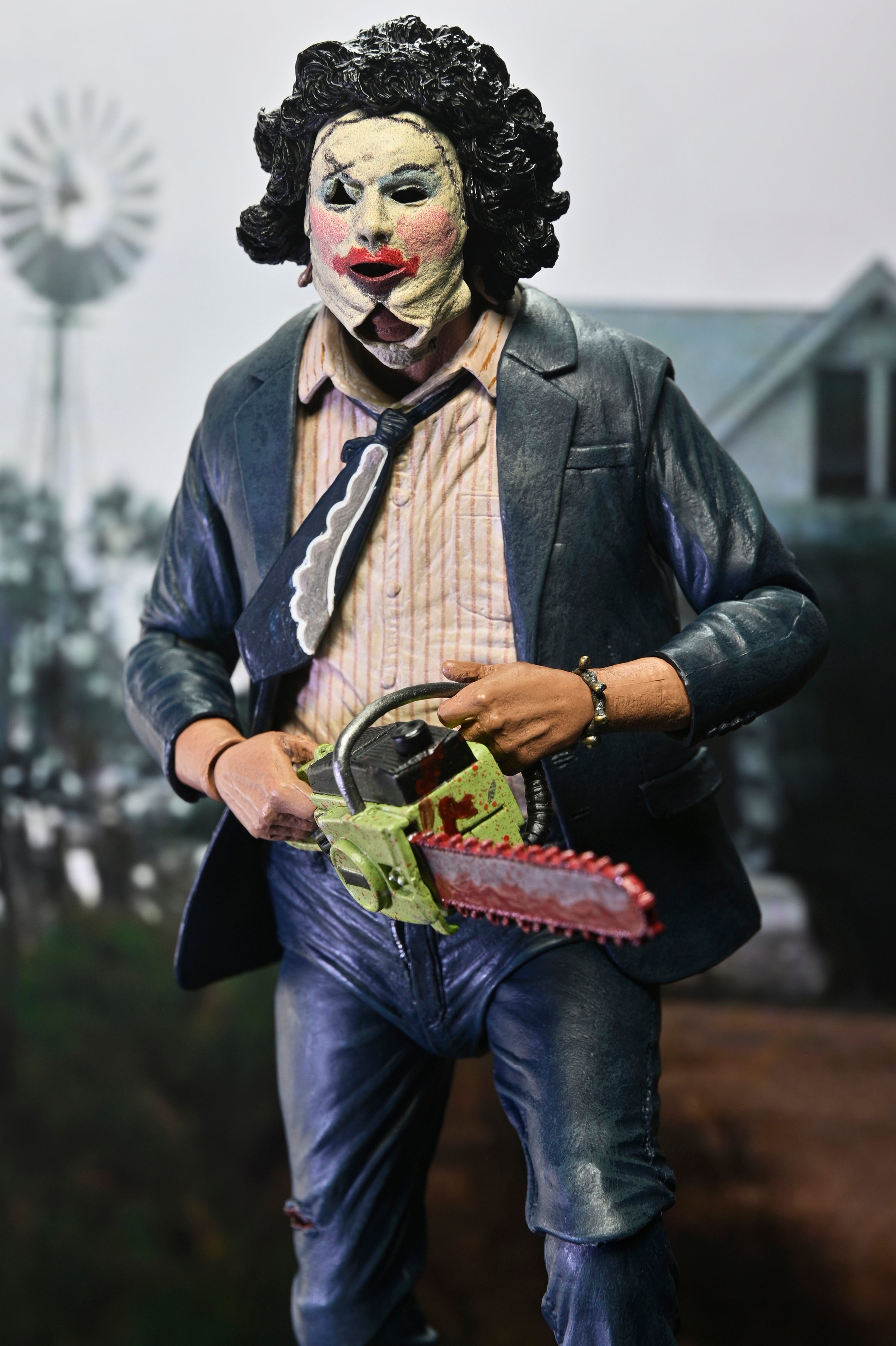 Texas Chainsaw Massacre - 50th Anniversary Ultimate Leatherface with Pretty Woman Mask 7&quot; Scale Action Figure - NECA