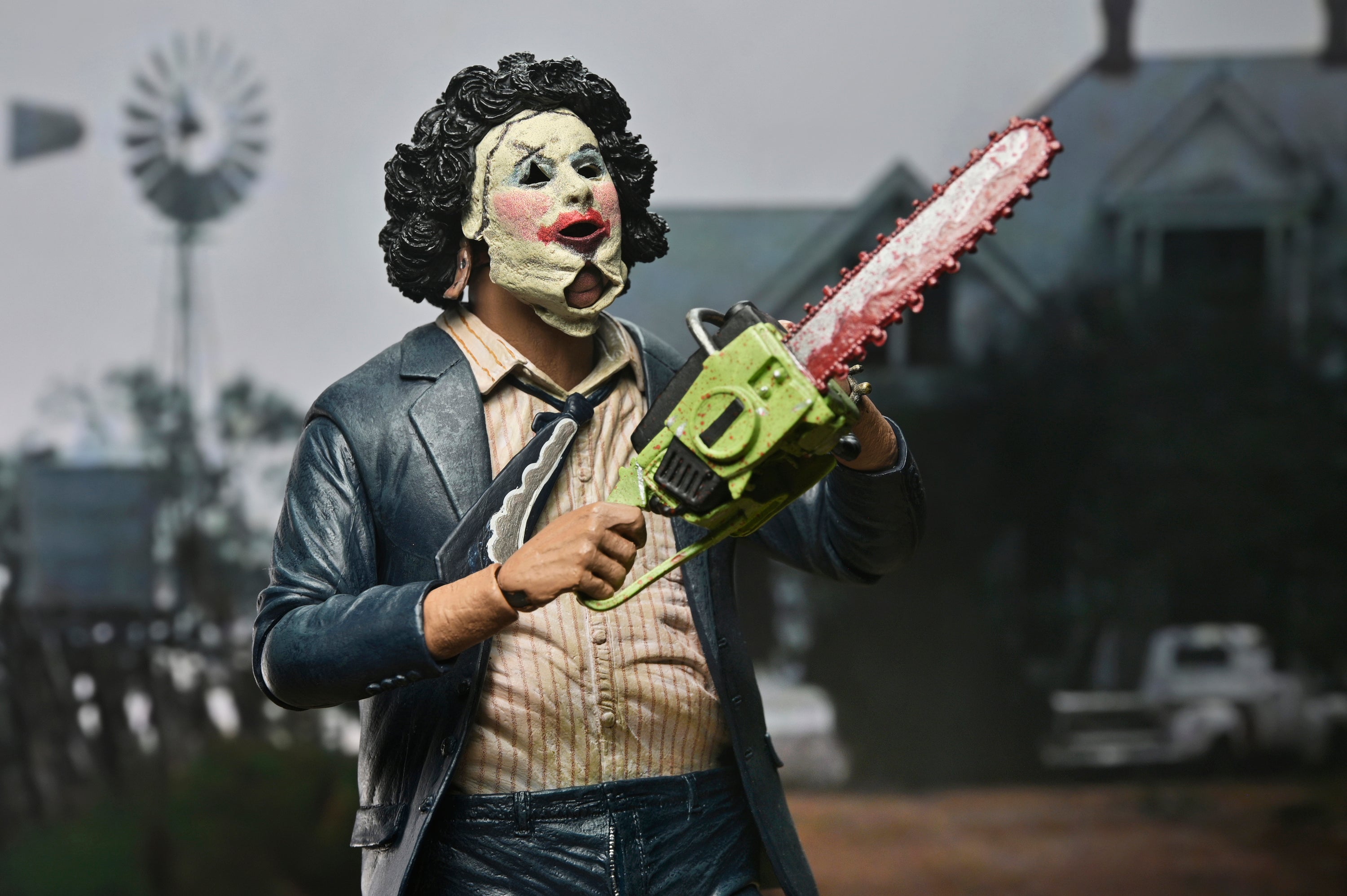 Texas Chainsaw Massacre - 50th Anniversary Ultimate Leatherface with Pretty Woman Mask 7" Scale Action Figure - NECA