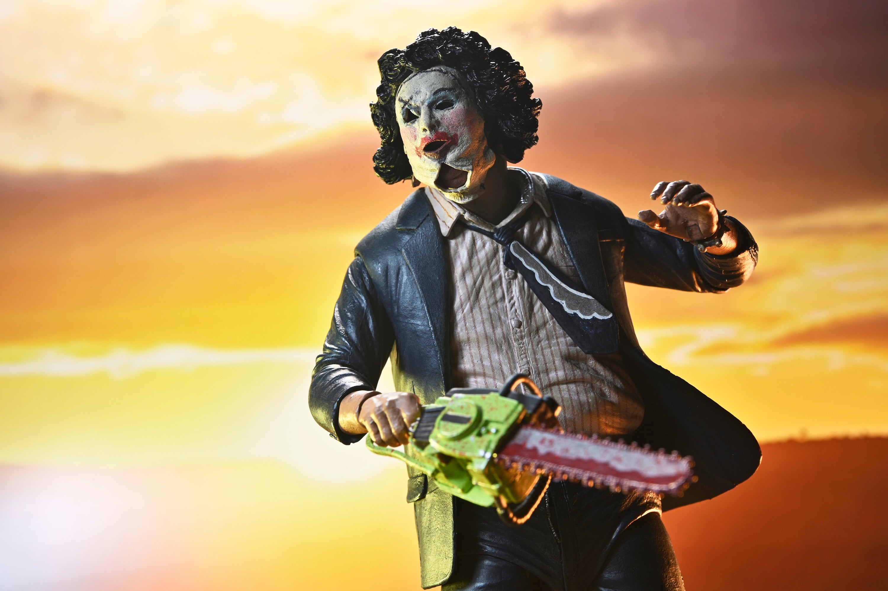 Texas Chainsaw Massacre - 50th Anniversary Ultimate Leatherface with Pretty Woman Mask 7" Scale Action Figure - NECA