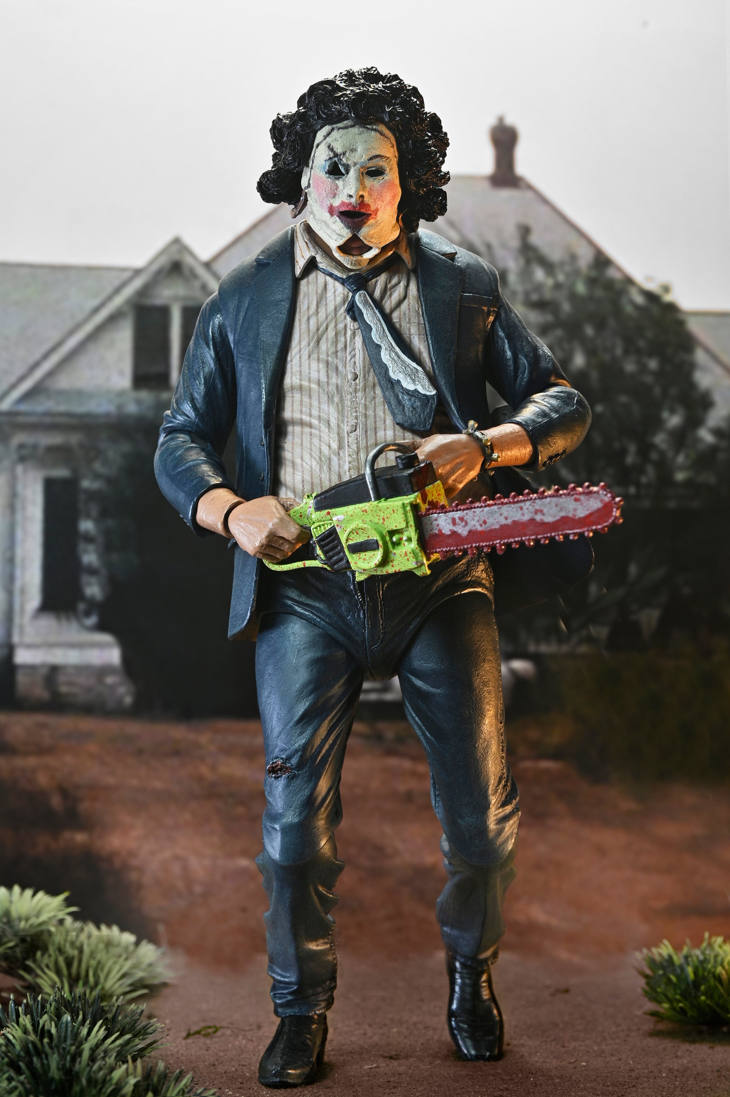 Texas Chainsaw Massacre - 50th Anniversary Ultimate Leatherface with Pretty Woman Mask 7&quot; Scale Action Figure - NECA