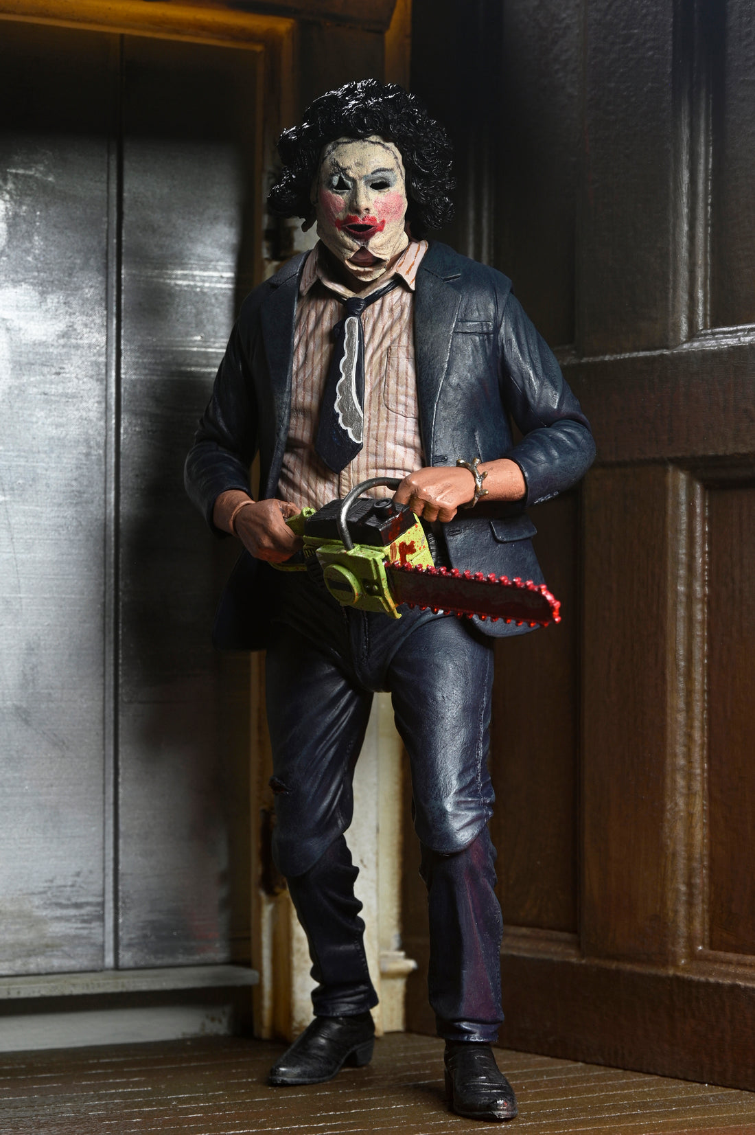 Texas Chainsaw Massacre - 50th Anniversary Ultimate Leatherface with Pretty Woman Mask 7&quot; Scale Action Figure - NECA