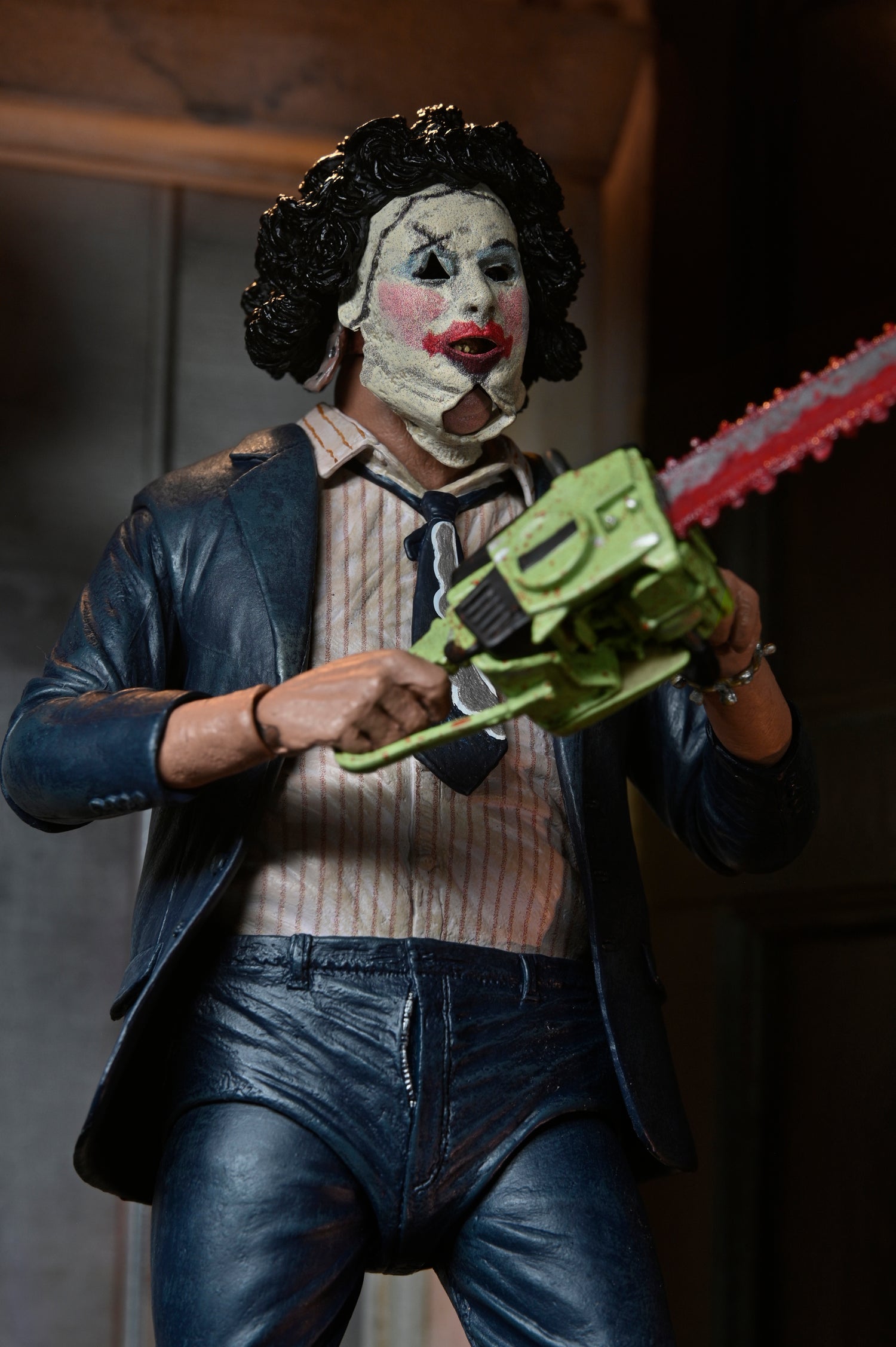 Texas Chainsaw Massacre - 50th Anniversary Ultimate Leatherface with Pretty Woman Mask 7&quot; Scale Action Figure - NECA