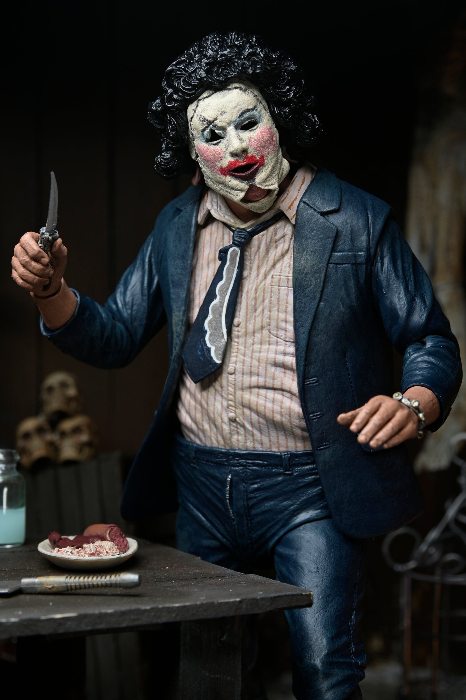 Texas Chainsaw Massacre - 50th Anniversary Ultimate Leatherface with Pretty Woman Mask 7&quot; Scale Action Figure - NECA