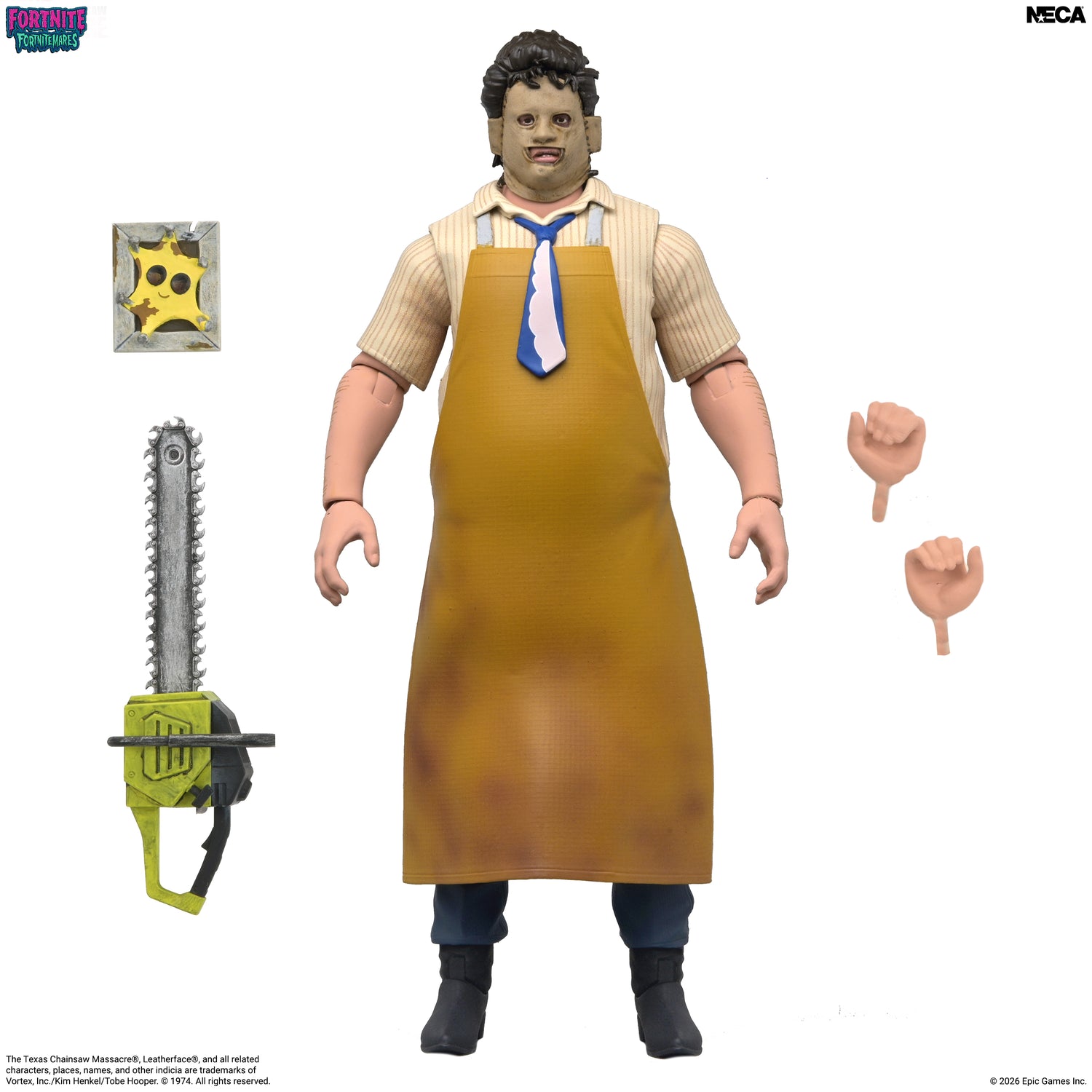 Fortnite x Texas Chainsaw Massacre - Fortnitemares Leatherface 7” Scale Action Figure on the NECA Store