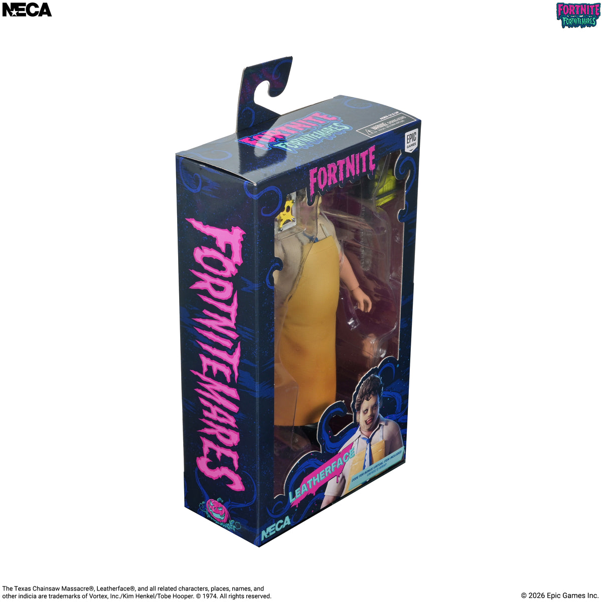 Fortnite x Texas Chainsaw Massacre - Fortnitemares Leatherface 7” Scale Action Figure on the NECA Store