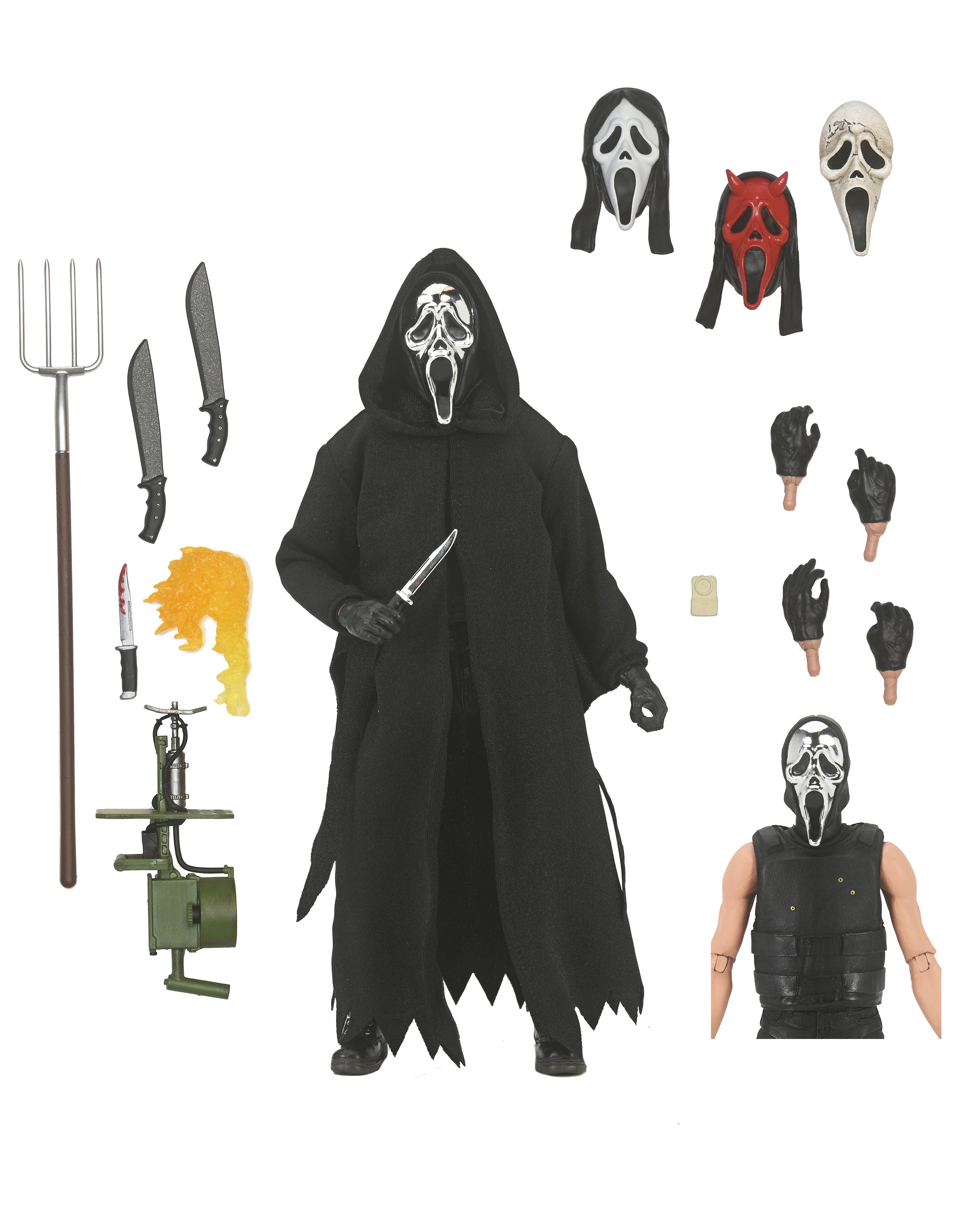 Scream Ghost factory Face Action Figure