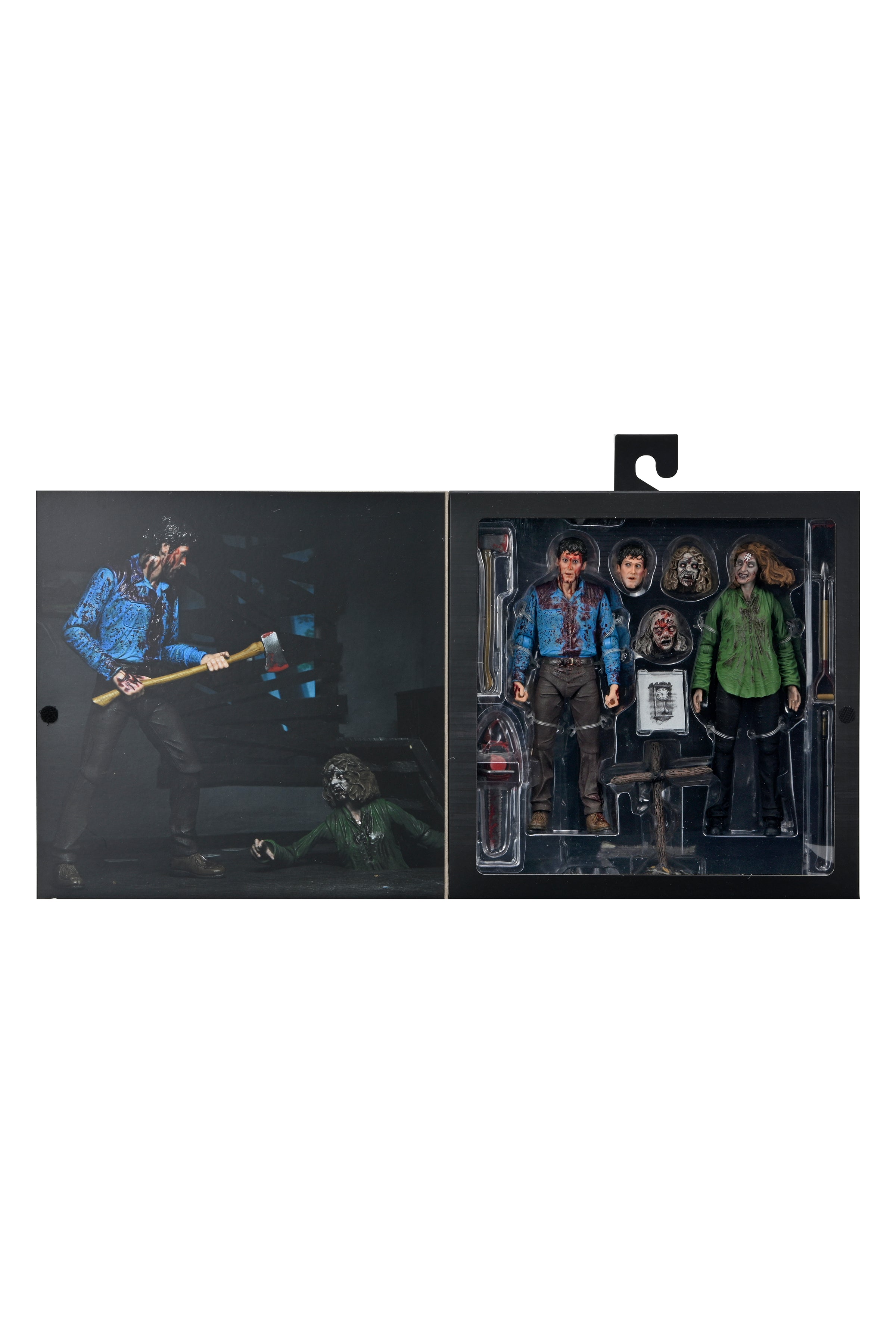 The Evil Dead - Bloody Ash &amp; Cheryl Williams 7” Scale Action Figure (2-Pack) - NECA