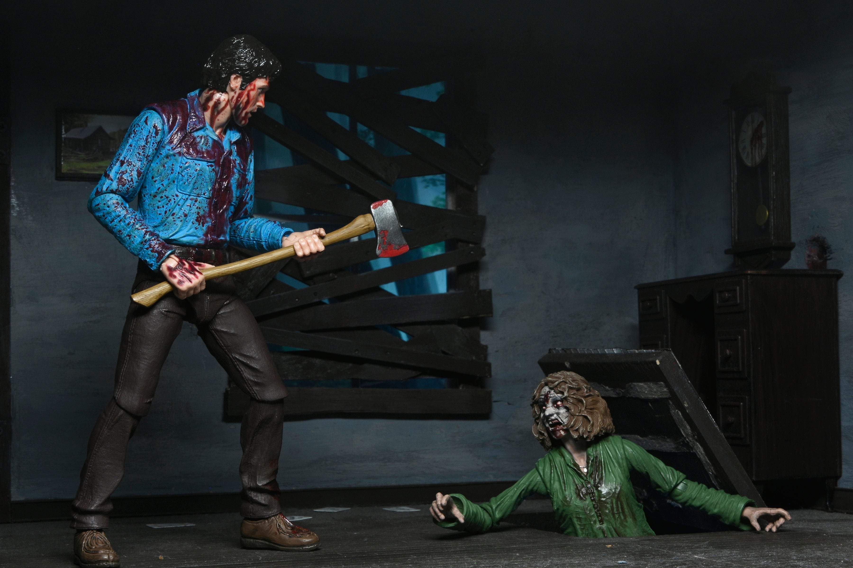 The Evil Dead - Bloody Ash & Cheryl Williams 7” Scale Action Figure (2-Pack) - NECA