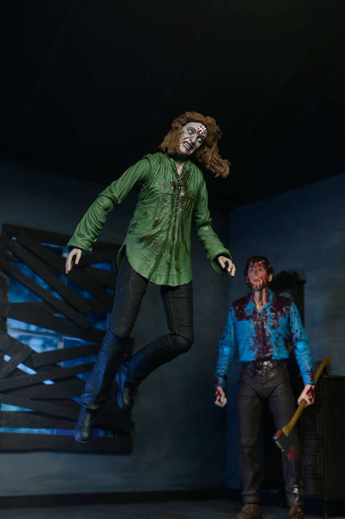 The Evil Dead - Bloody Ash &amp; Cheryl Williams 7” Scale Action Figure (2-Pack) - NECA