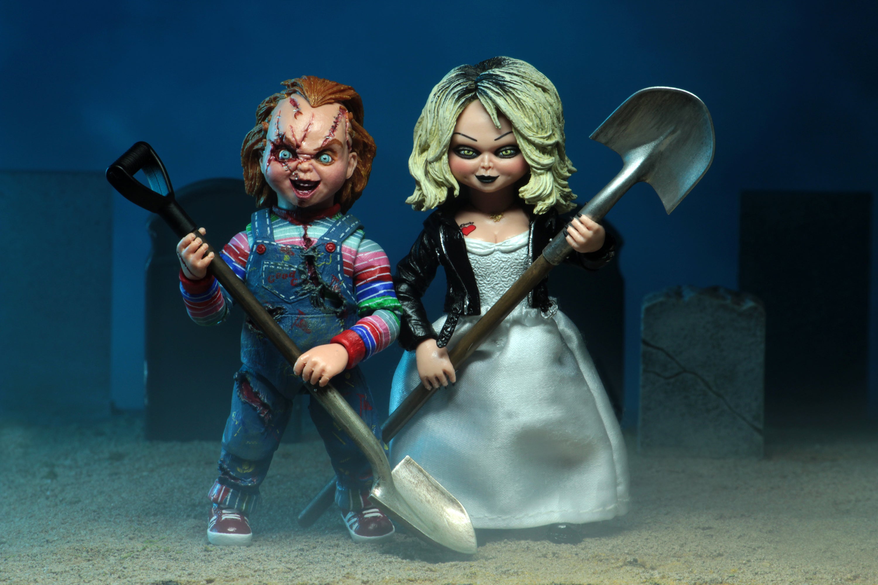 Bride of Chucky - Ultimate Chucky & Tiffany 7" Scale Action Figure (2-Pack) - NECA