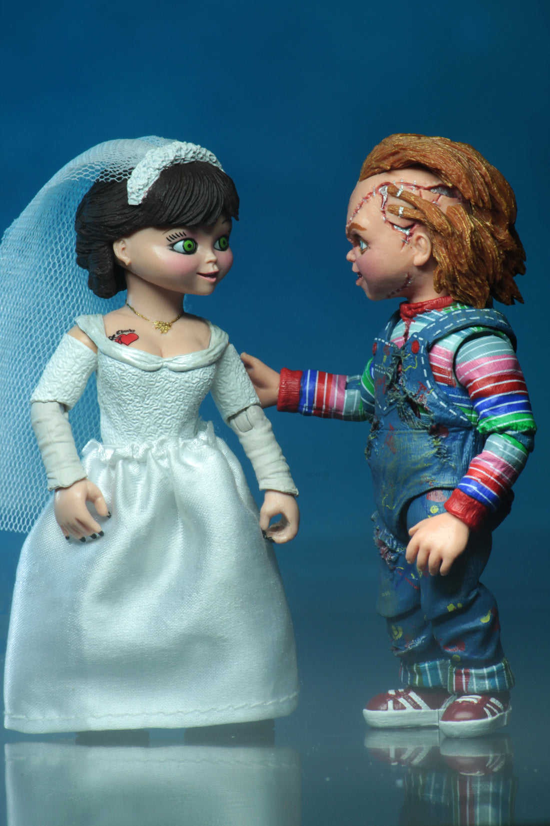 Bride of Chucky - Ultimate Chucky &amp; Tiffany 7&quot; Scale Action Figure (2-Pack) - NECA