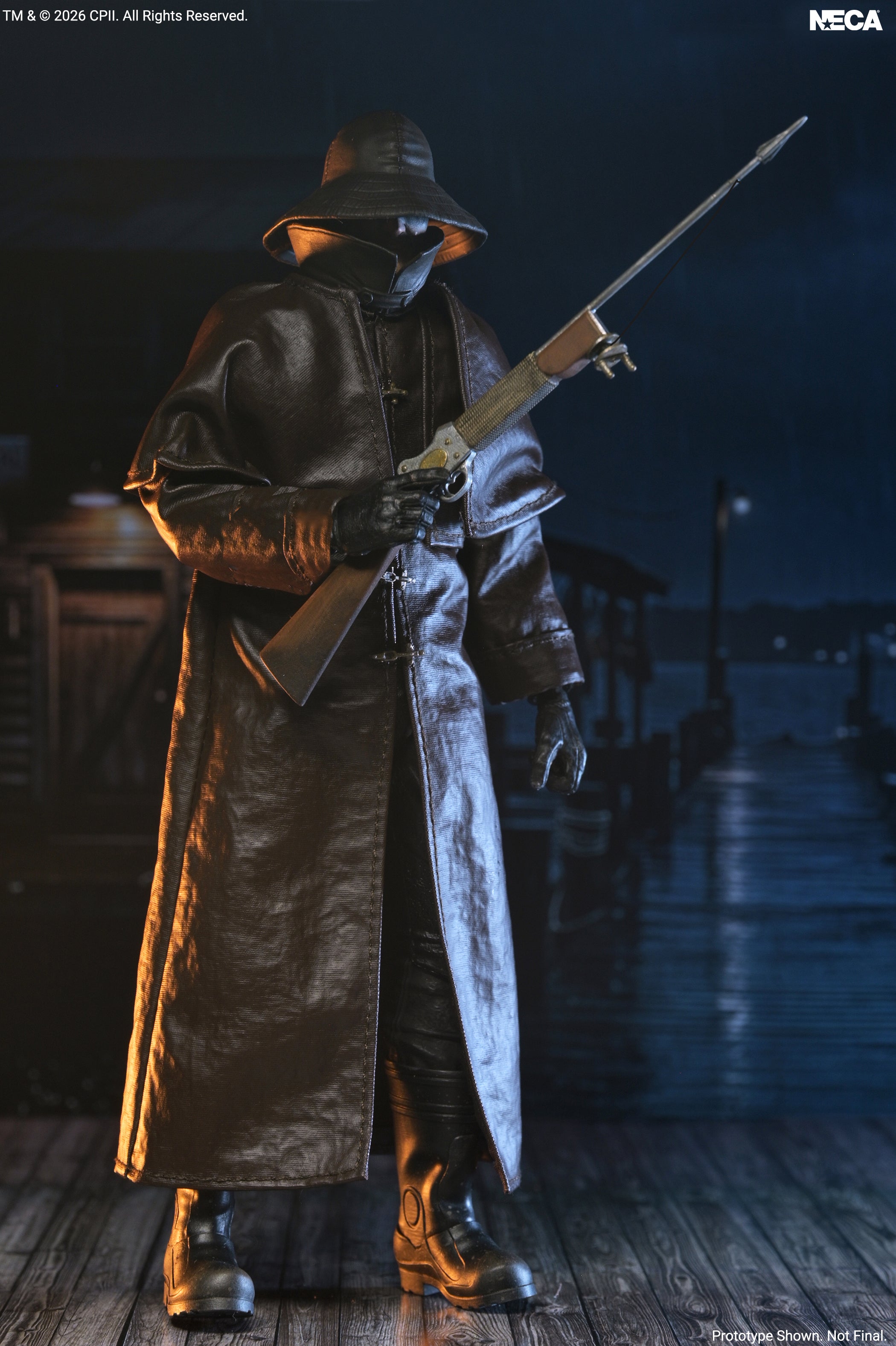 NECA’s Ultimate Fisherman, the accessories and the alternate hood
