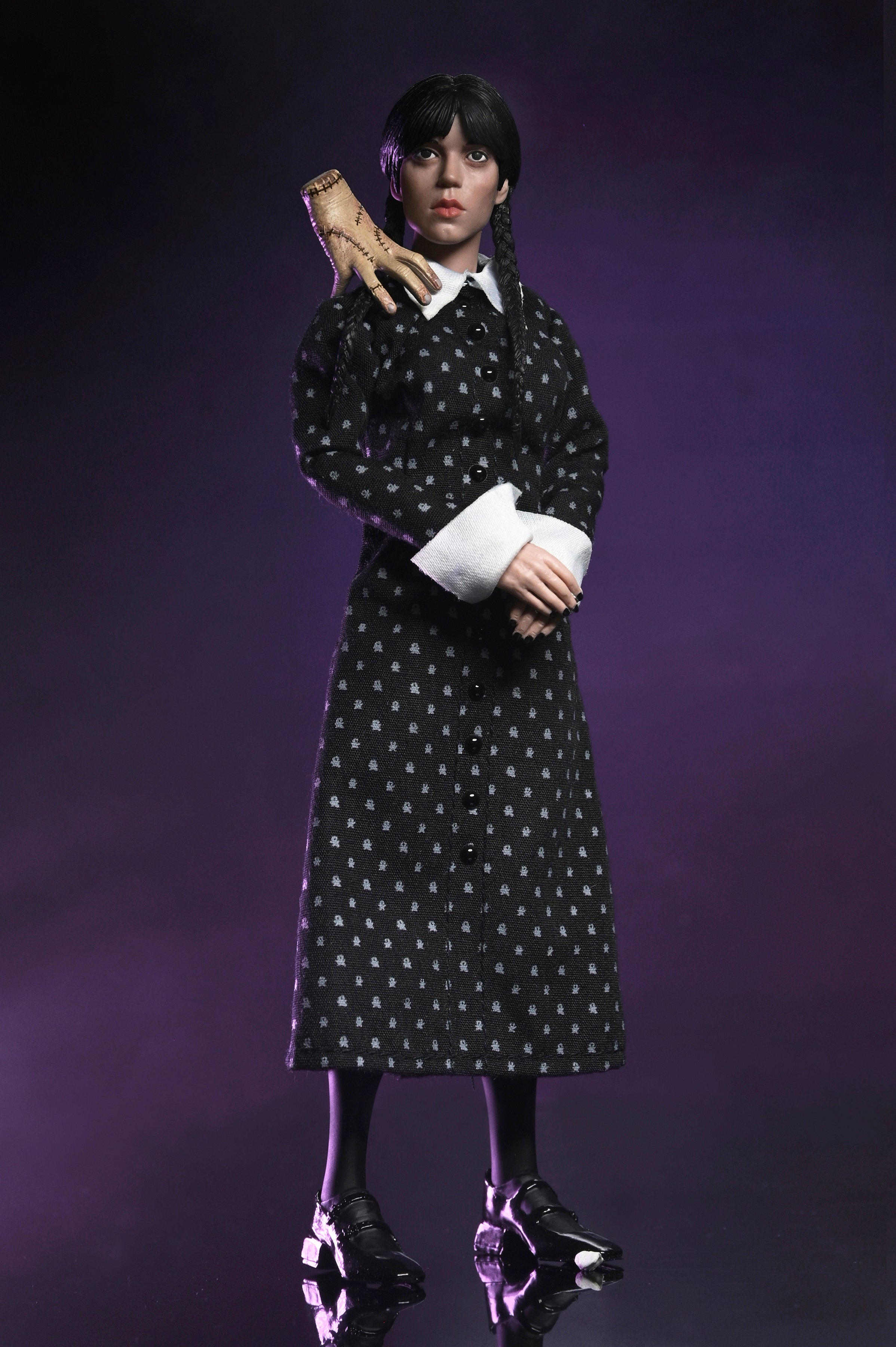 Wednesday - Wednesday Addams (Classic Dress) 8" Clothed Action Figure - NECA