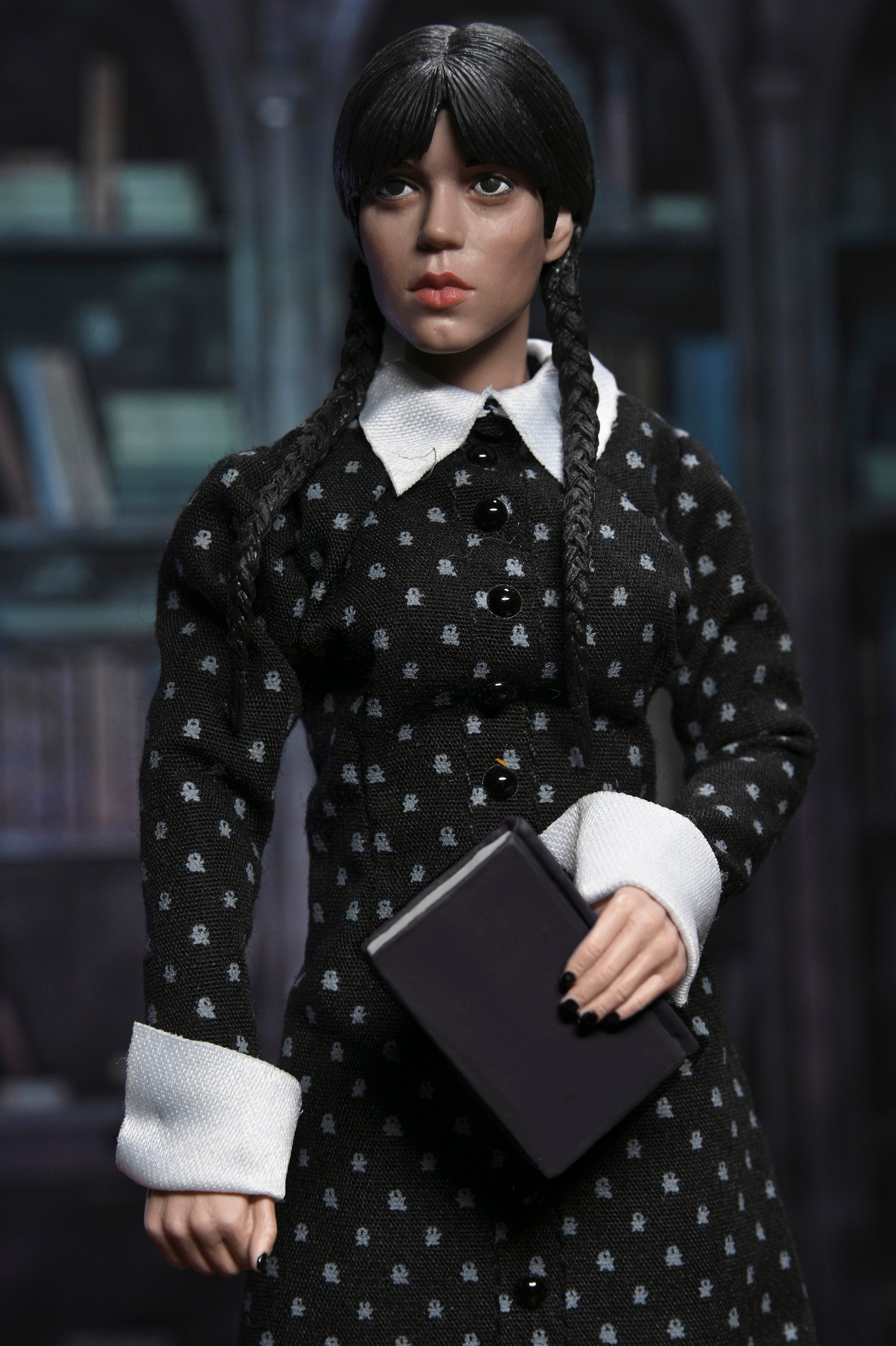 Wednesday - Wednesday Addams (Classic Dress) 8" Clothed Action Figure - NECA
