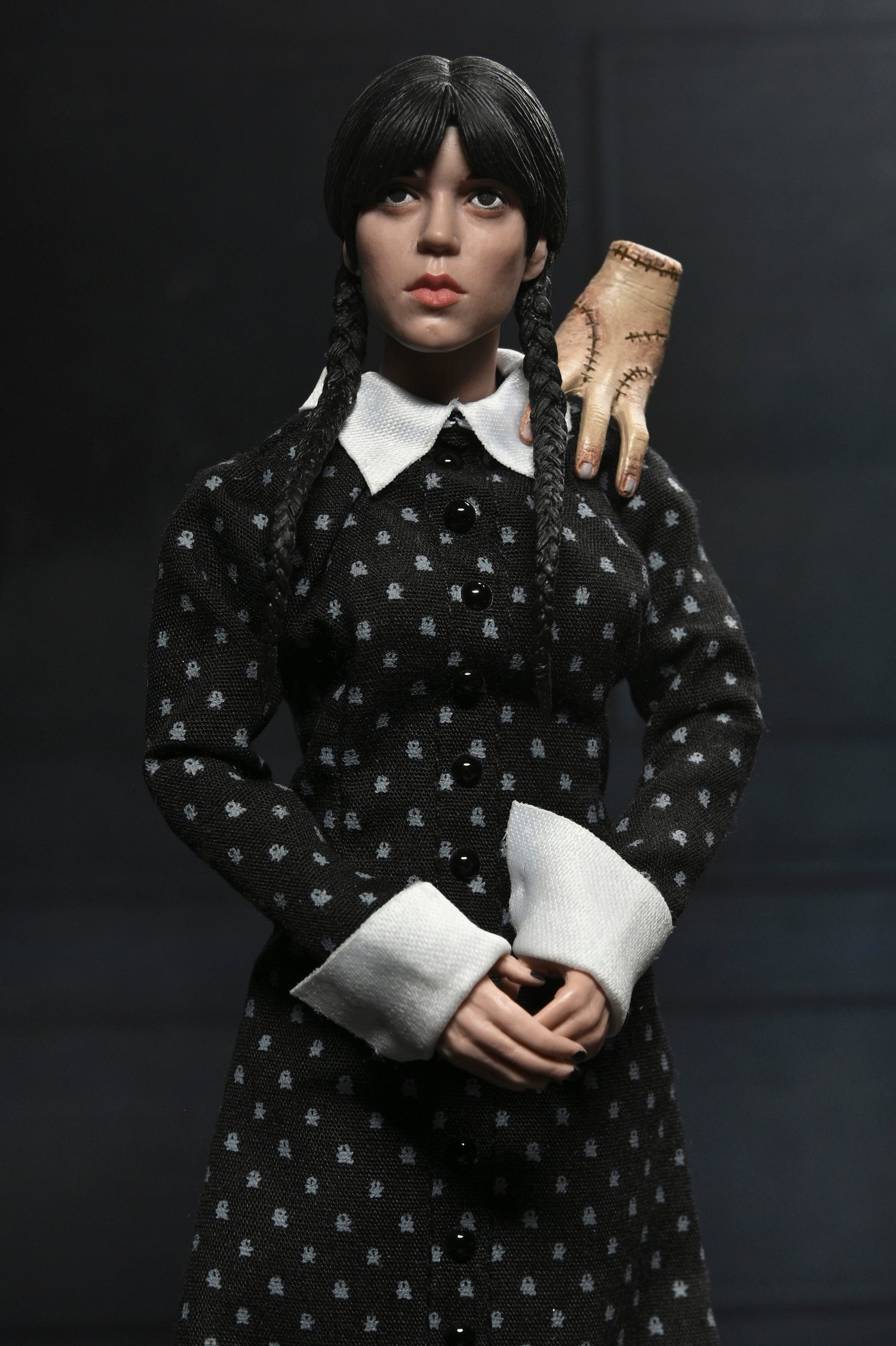 Wednesday - Wednesday Addams (Classic Dress) 8&quot; Clothed Action Figure - NECA