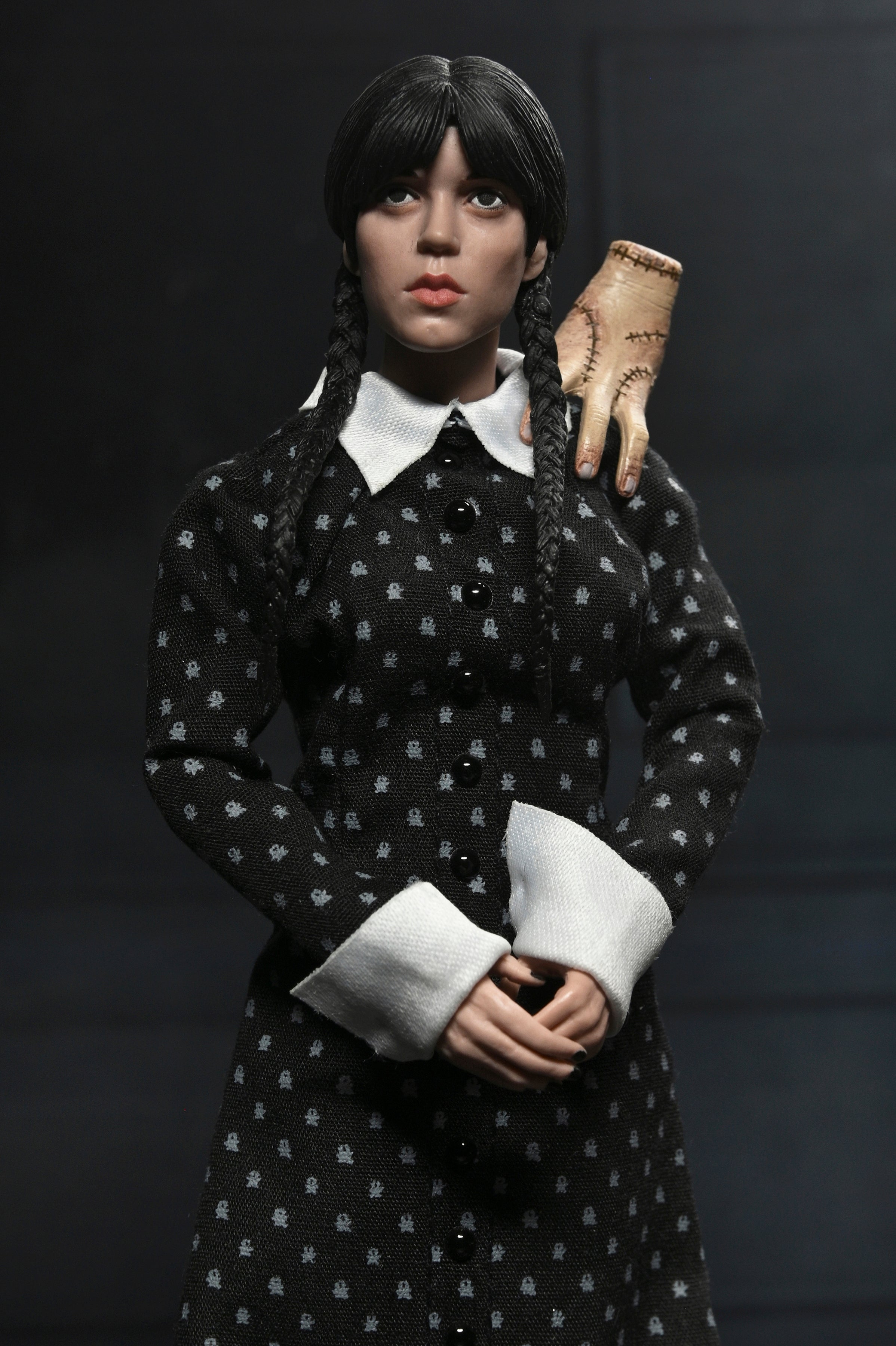 Wednesday - Wednesday Addams (Classic Dress) 8&quot; Clothed Action Figure - NECA