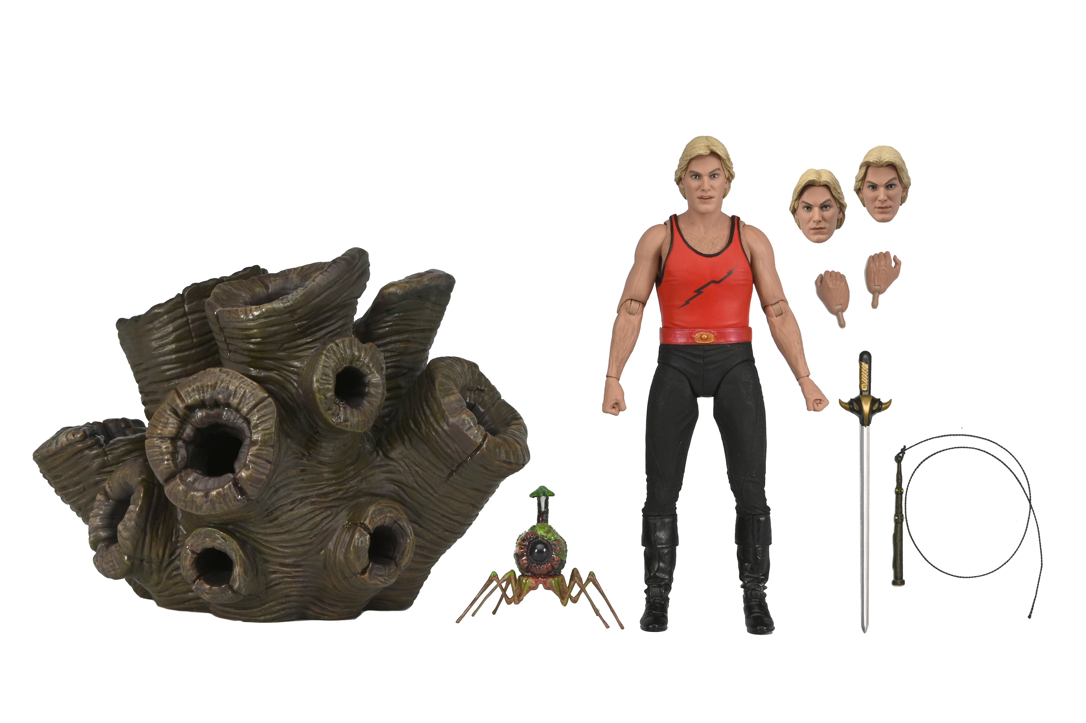 Flash Gordon (1980) - King Features - Deluxe Flash Gordon &quot;Wood Beast Challenge&quot; 7” Scale Action Figure (2024 Con Exclusive) - NECA