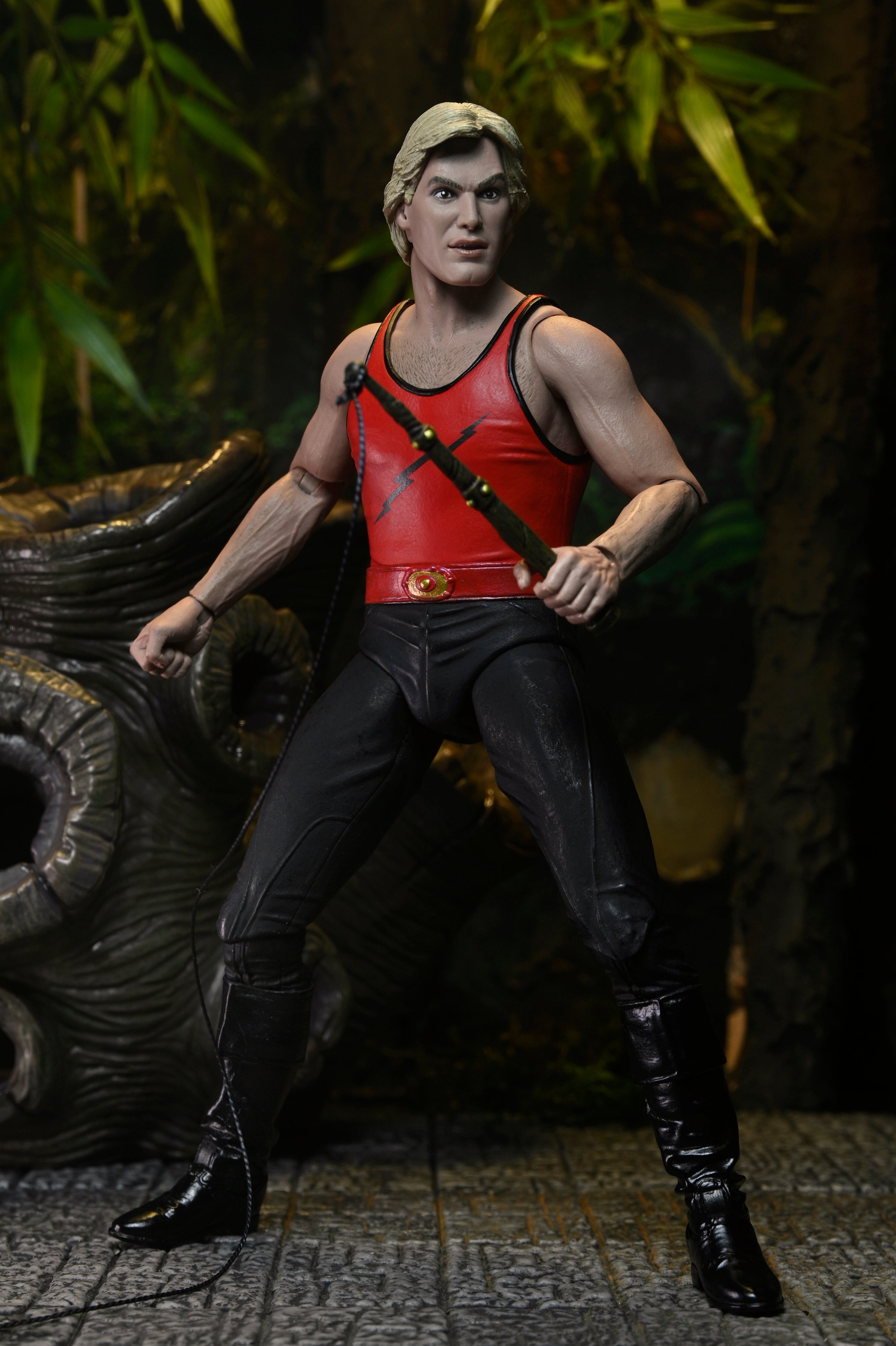 Flash Gordon (1980) - King Features - Deluxe Flash Gordon "Wood Beast Challenge" 7” Scale Action Figure (2024 Con Exclusive) - NECA