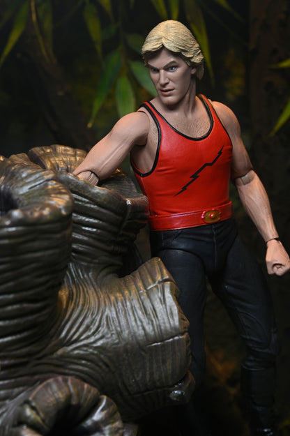 Flash Gordon (1980) - King Features - Deluxe Flash Gordon &quot;Wood Beast Challenge&quot; 7” Scale Action Figure (2024 Con Exclusive) - NECA