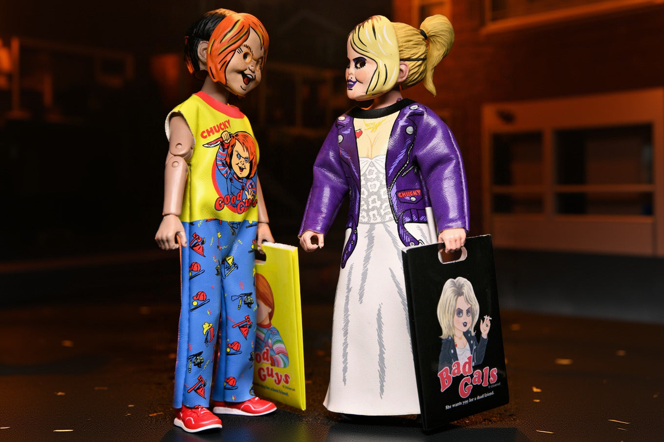 Ben Cooper Costume Kids Collection - Chucky and Tiffany 6” Costumed Action Figure (SERIES 13) - NECA