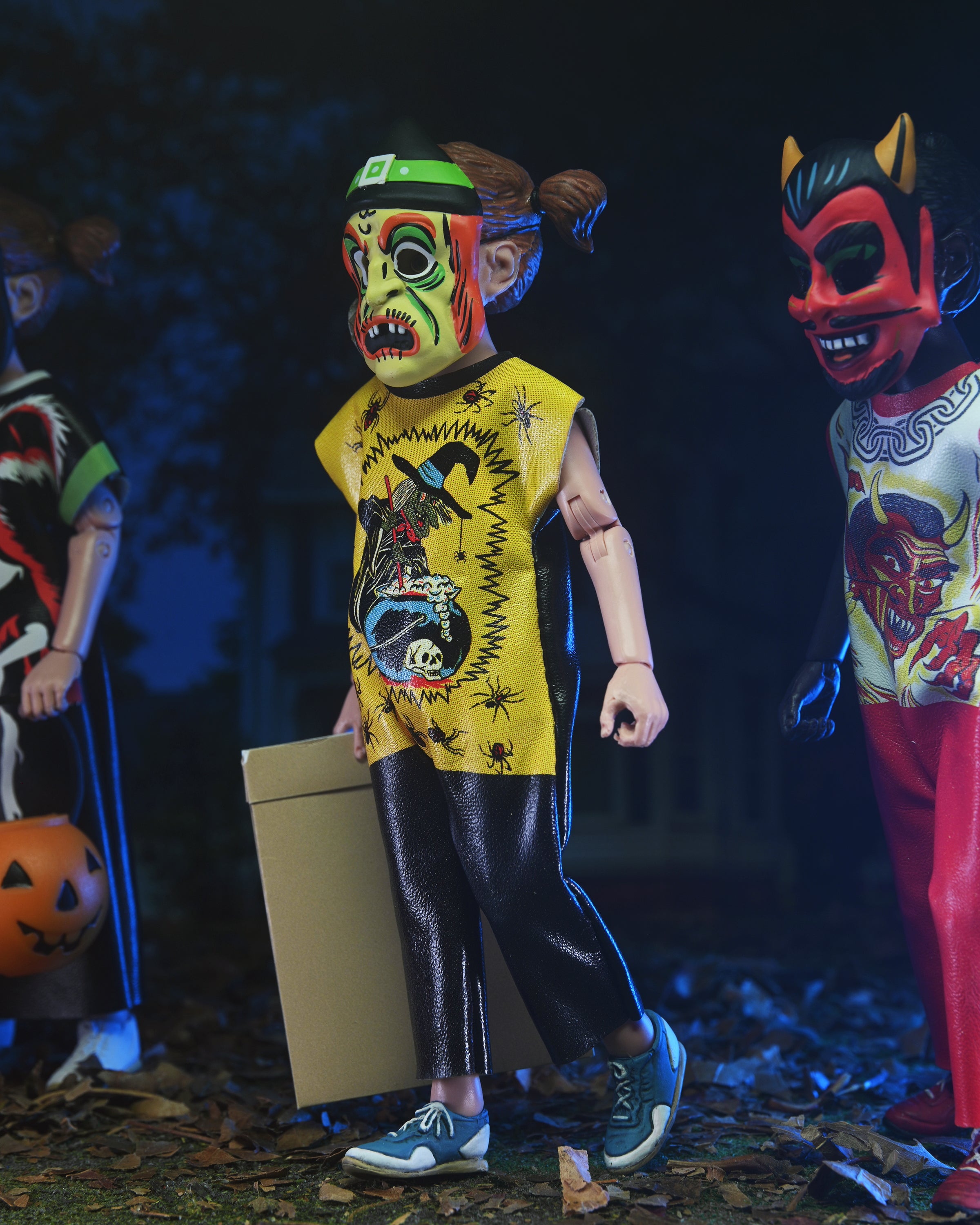 Ben Cooper Costume Kids Collection - Series 2 Costumed Action Figure Bundle (Devil V.2, Dracula, Vampire Girl, Phantom &amp; Witch) on the NECA Store - Featuring Witch and Devil V.2