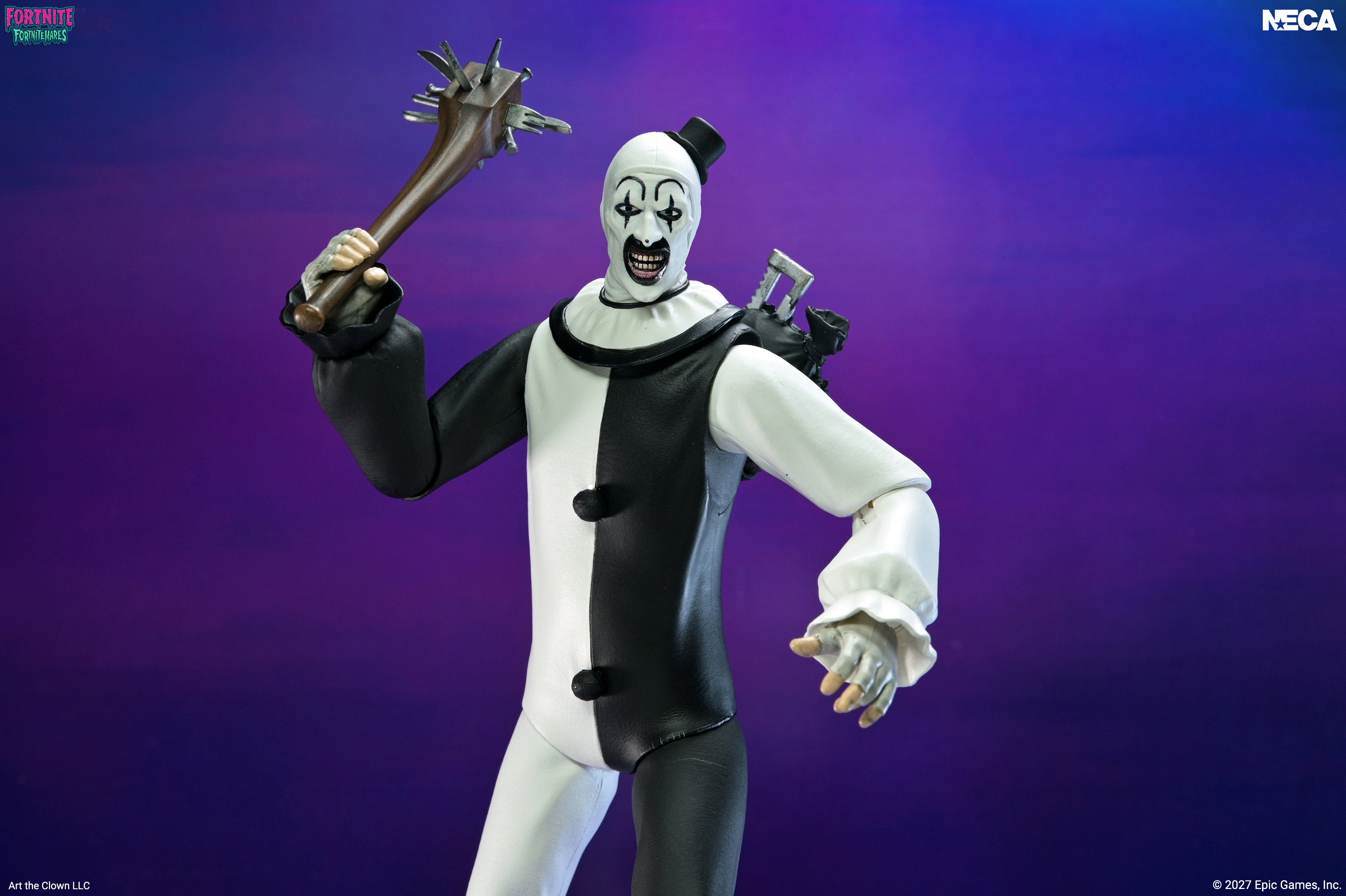 Fortnite x Terrifier - Fortnitemares Art the Clown 7" Scale Action Figure on the NECA Store
