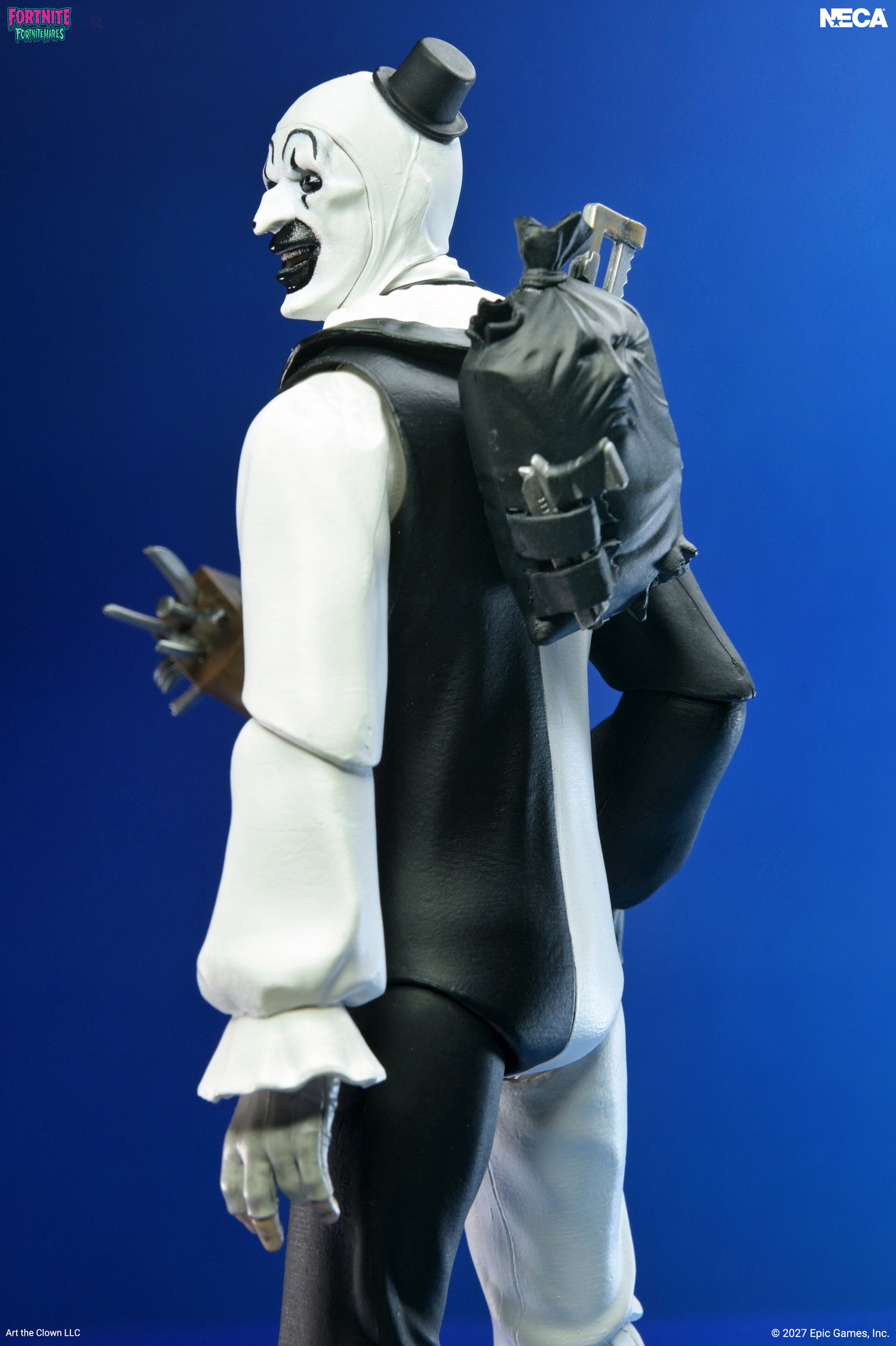 Fortnite x Terrifier - Fortnitemares Art the Clown 7" Scale Action Figure on the NECA Store