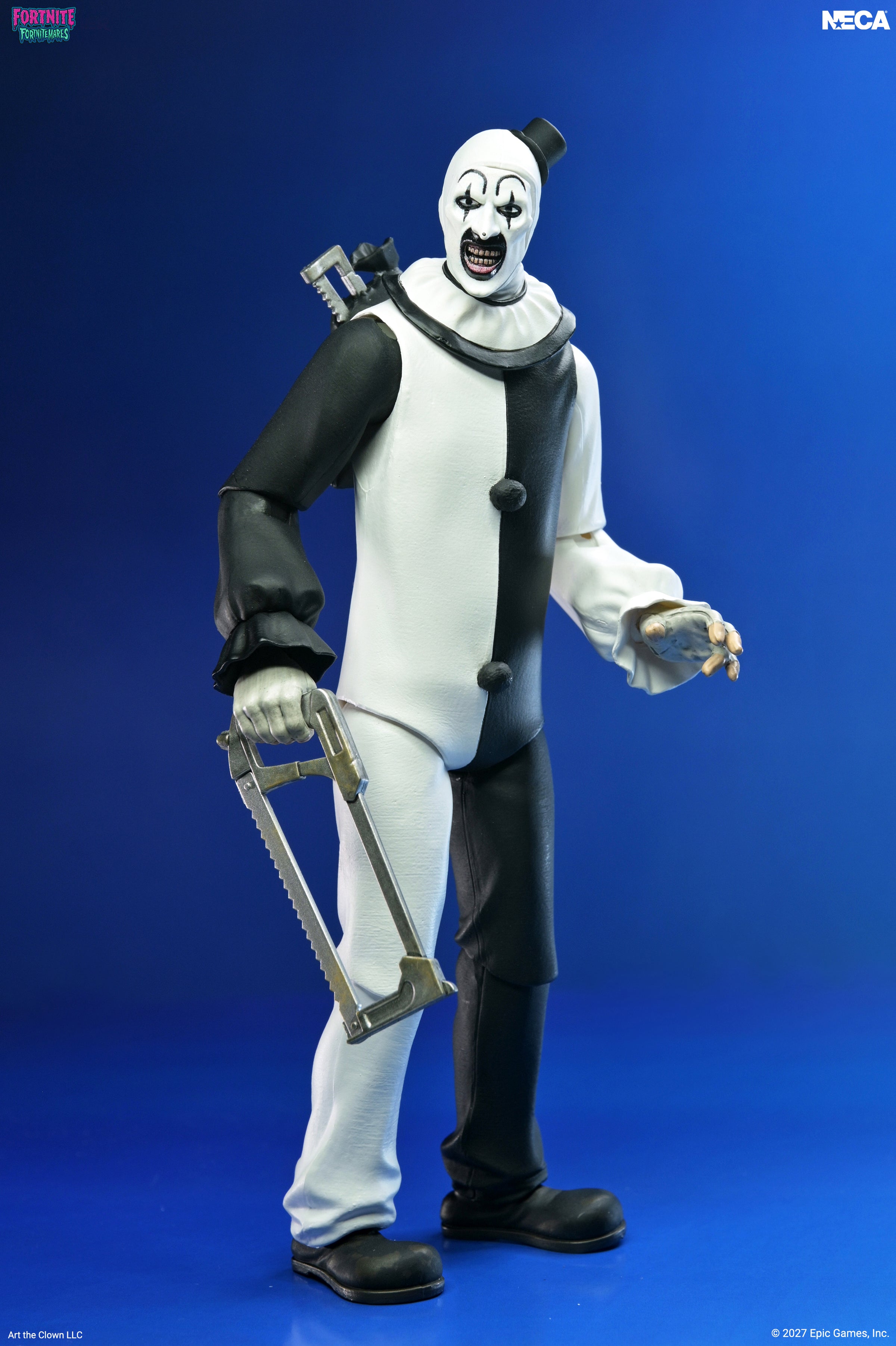 Fortnite x Terrifier - Fortnitemares Art the Clown 7" Scale Action Figure on the NECA Store
