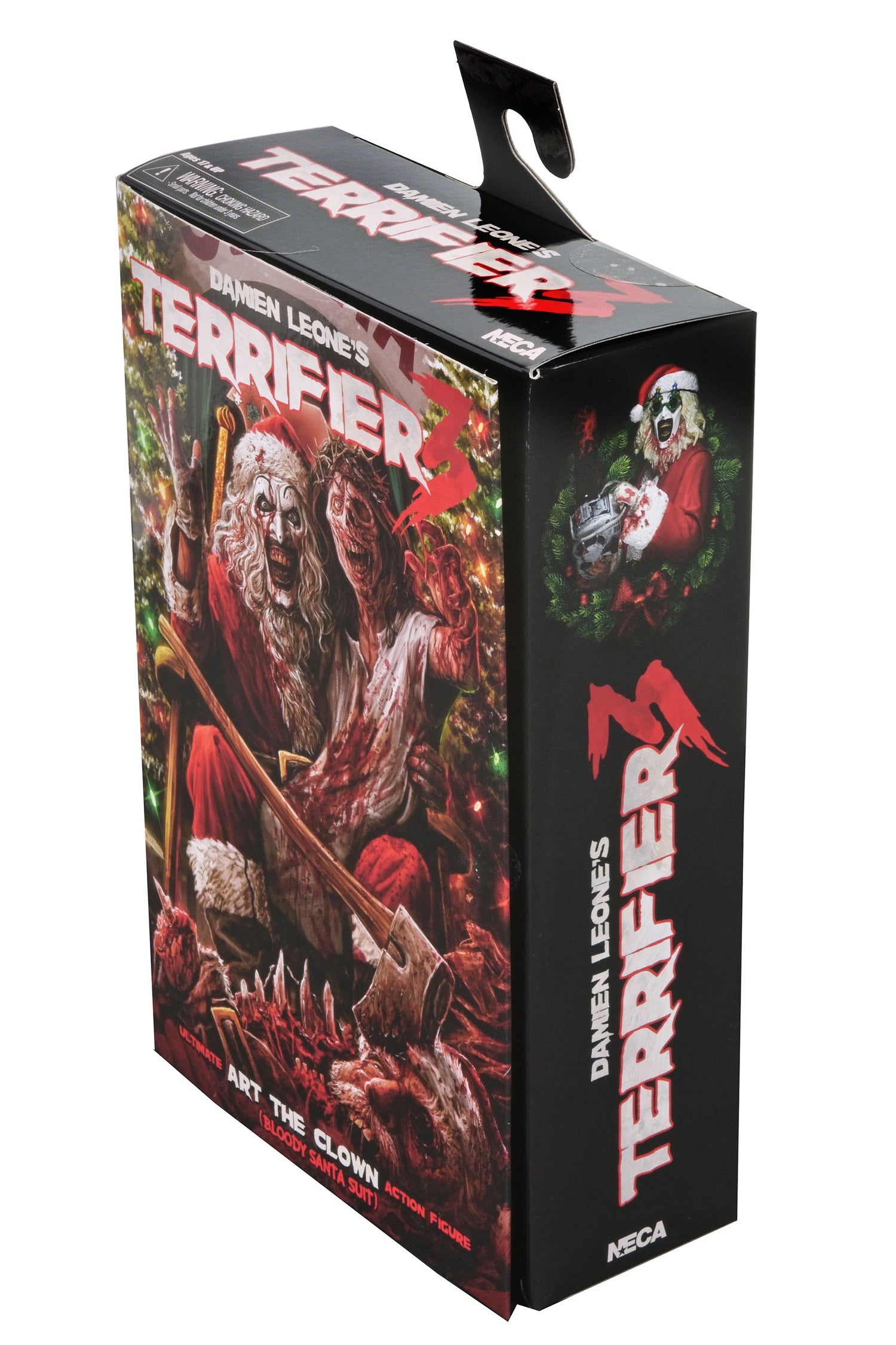 Terrifier 3 - Ultimate Santa Suit Art the Clown (Bloody Version) 7" Scale Action Figure on the NECA Store