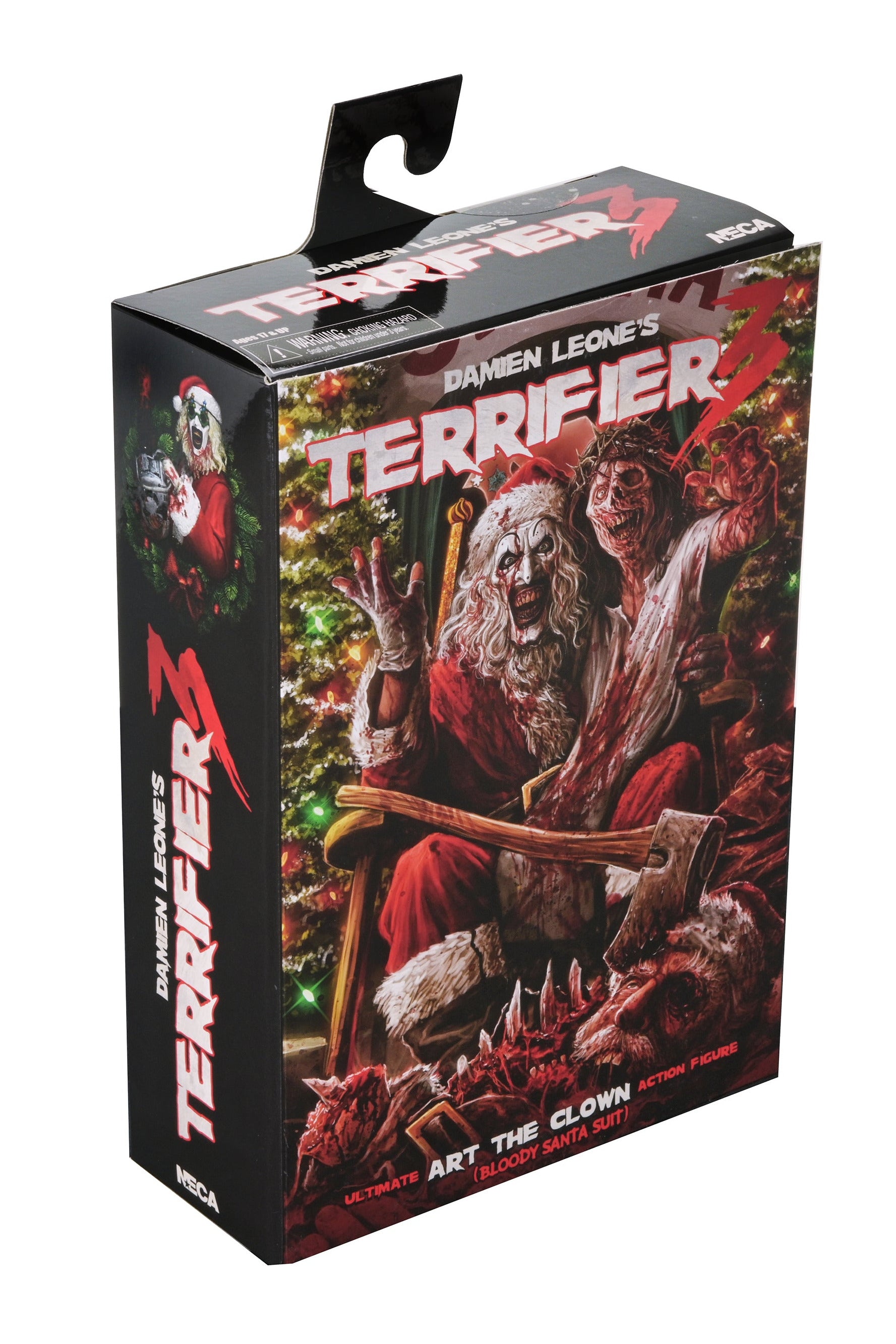 Terrifier 3 - Ultimate Santa Suit Art the Clown (Bloody Version) 7" Scale Action Figure on the NECA Store