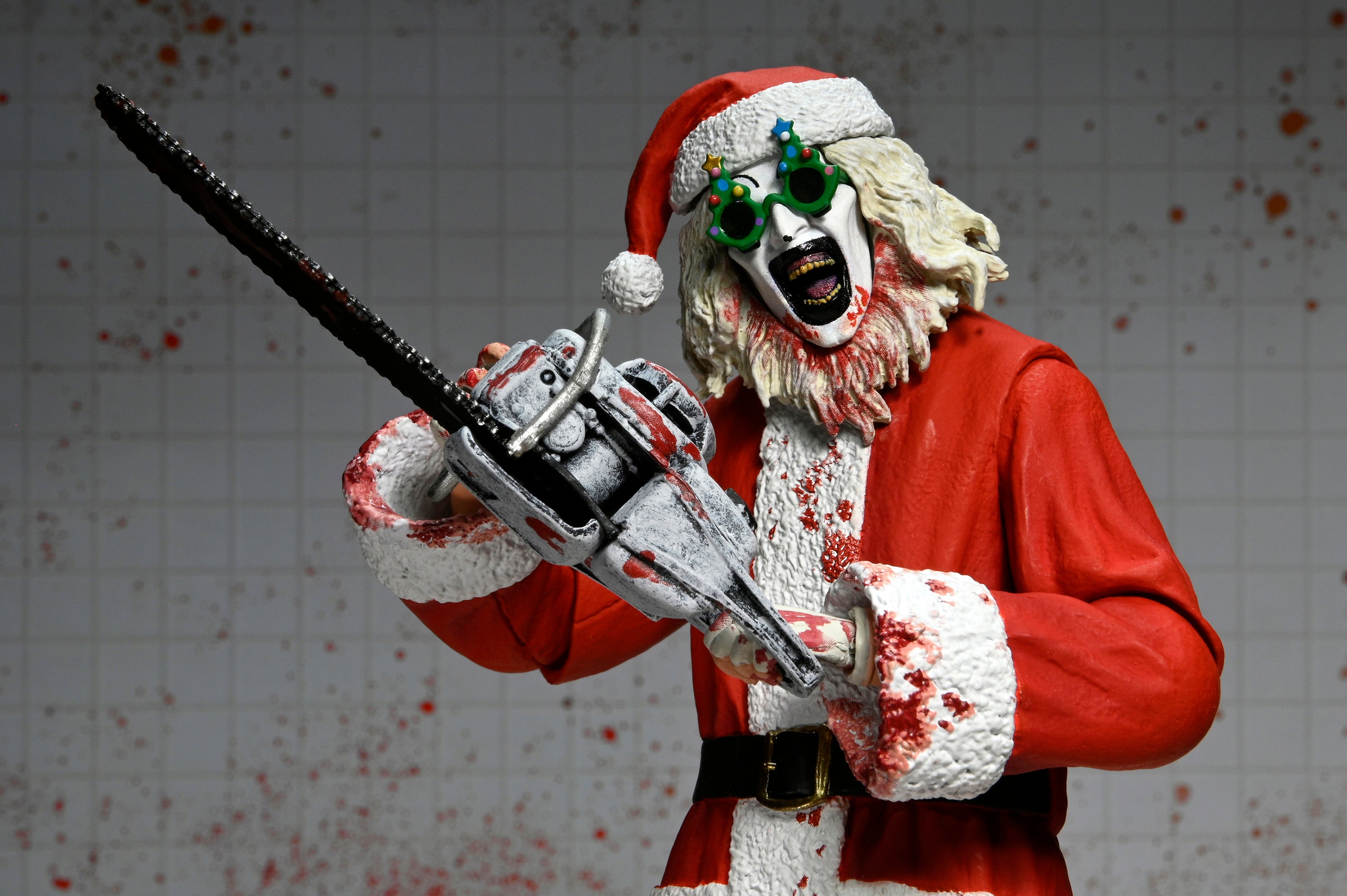 Terrifier 3 - Ultimate Santa Suit Art the Clown (Bloody Version) 7" Scale Action Figure on the NECA Store