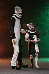 Terrifier 2 - Ultimate Art the Clown and The Little Pale Girl 7" Scale Action Figure 2-Pack on the NECA Store