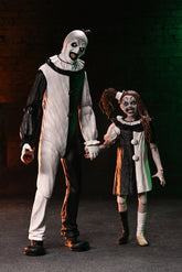 Terrifier 2 - Ultimate Art the Clown and The Little Pale Girl 7" Scale Action Figure 2-Pack on the NECA Store