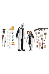 Terrifier 2 - Ultimate Art the Clown and The Little Pale Girl 7" Scale Action Figure 2-Pack on the NECA Store