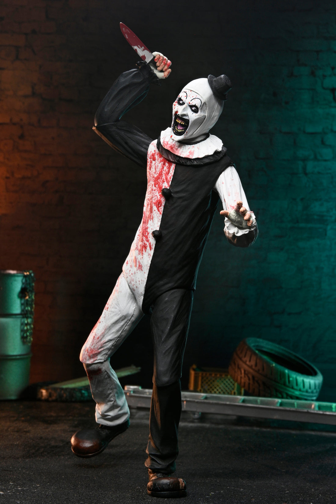 Terrifier 2 - Ultimate Art the Clown 7" Scale Action Figure (Blood Splattered) on the NECA Store