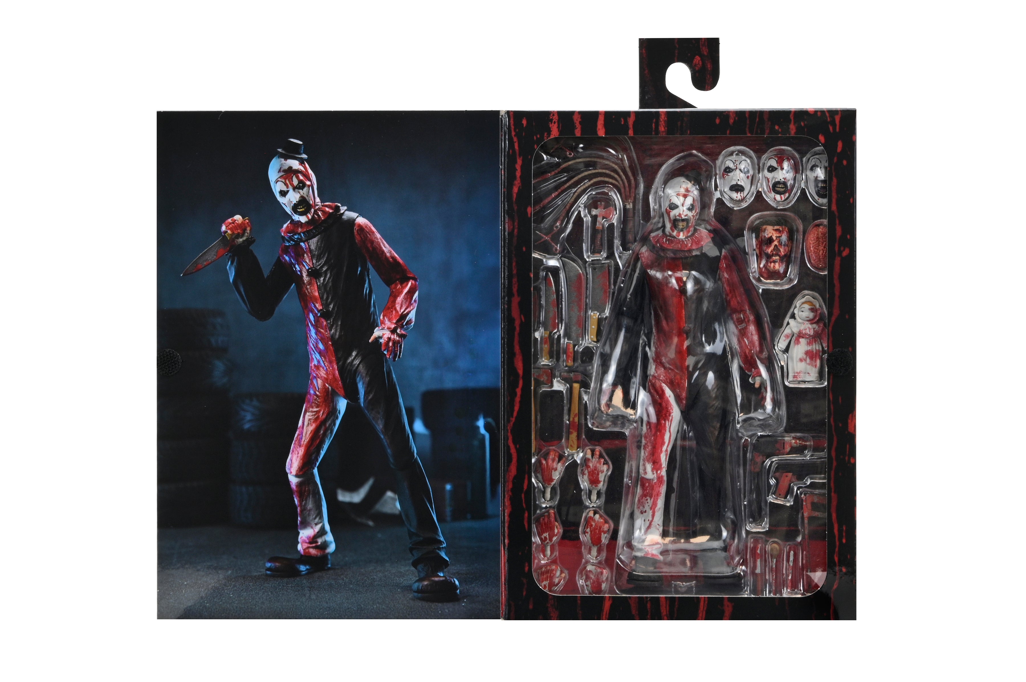 Terrifier - Ultimate Art the Clown 7" Scale Action Figure (Blood Soaked)
