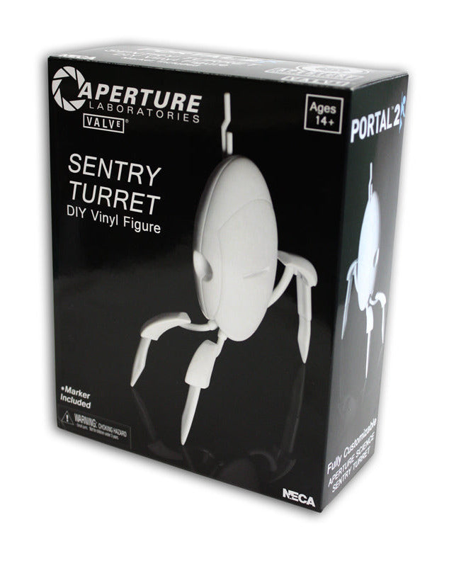 Portal 2 - Sentry Turret 8" Blank Vinyl Figure on the NECA Store