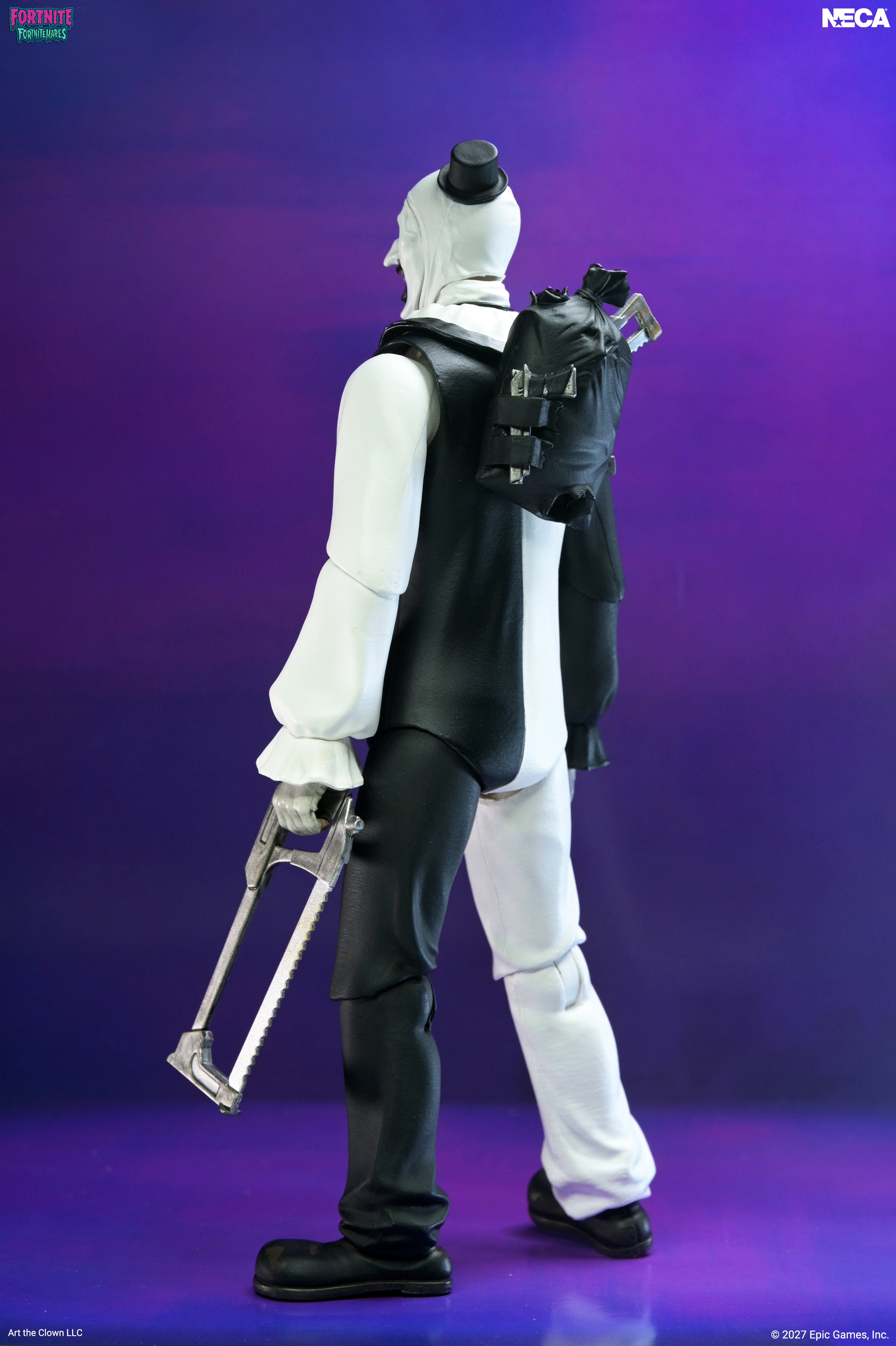 Fortnite x Terrifier - Fortnitemares Art the Clown 7" Scale Action Figure on the NECA Store