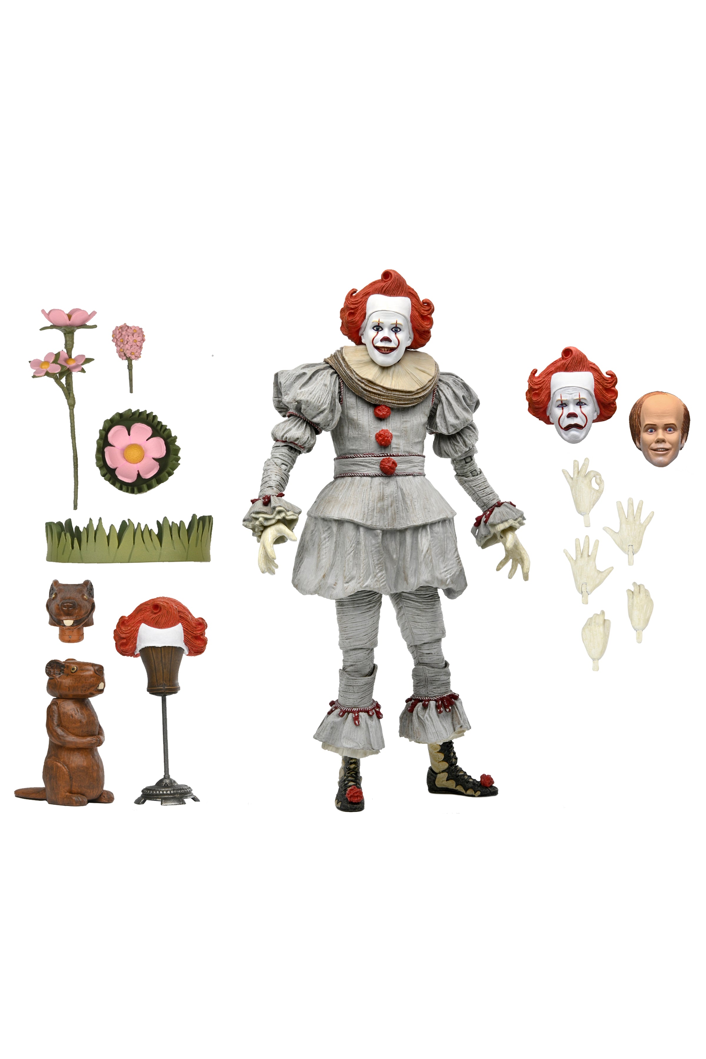 IT: Welcome to Derry - Ultimate Bob Gray as Pennywise 7&quot; Scale Action Figure - NECA