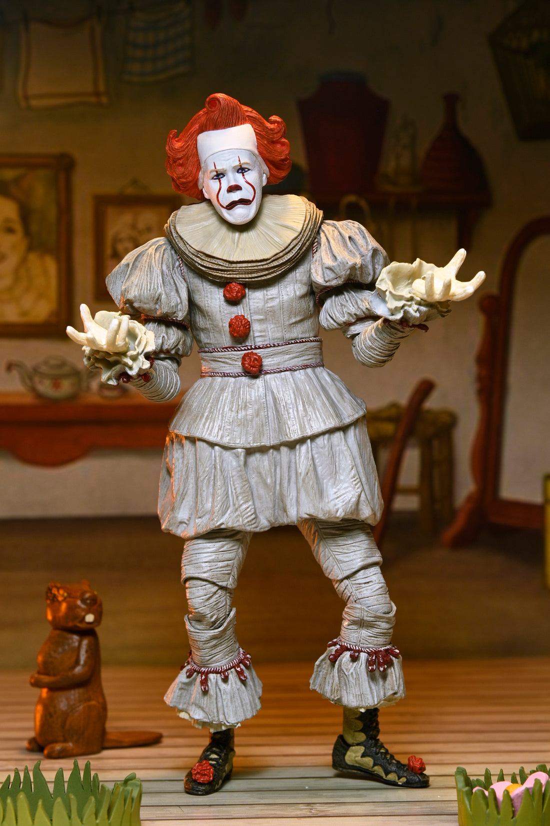 IT: Welcome to Derry - Ultimate Bob Gray as Pennywise 7&quot; Scale Action Figure - NECA