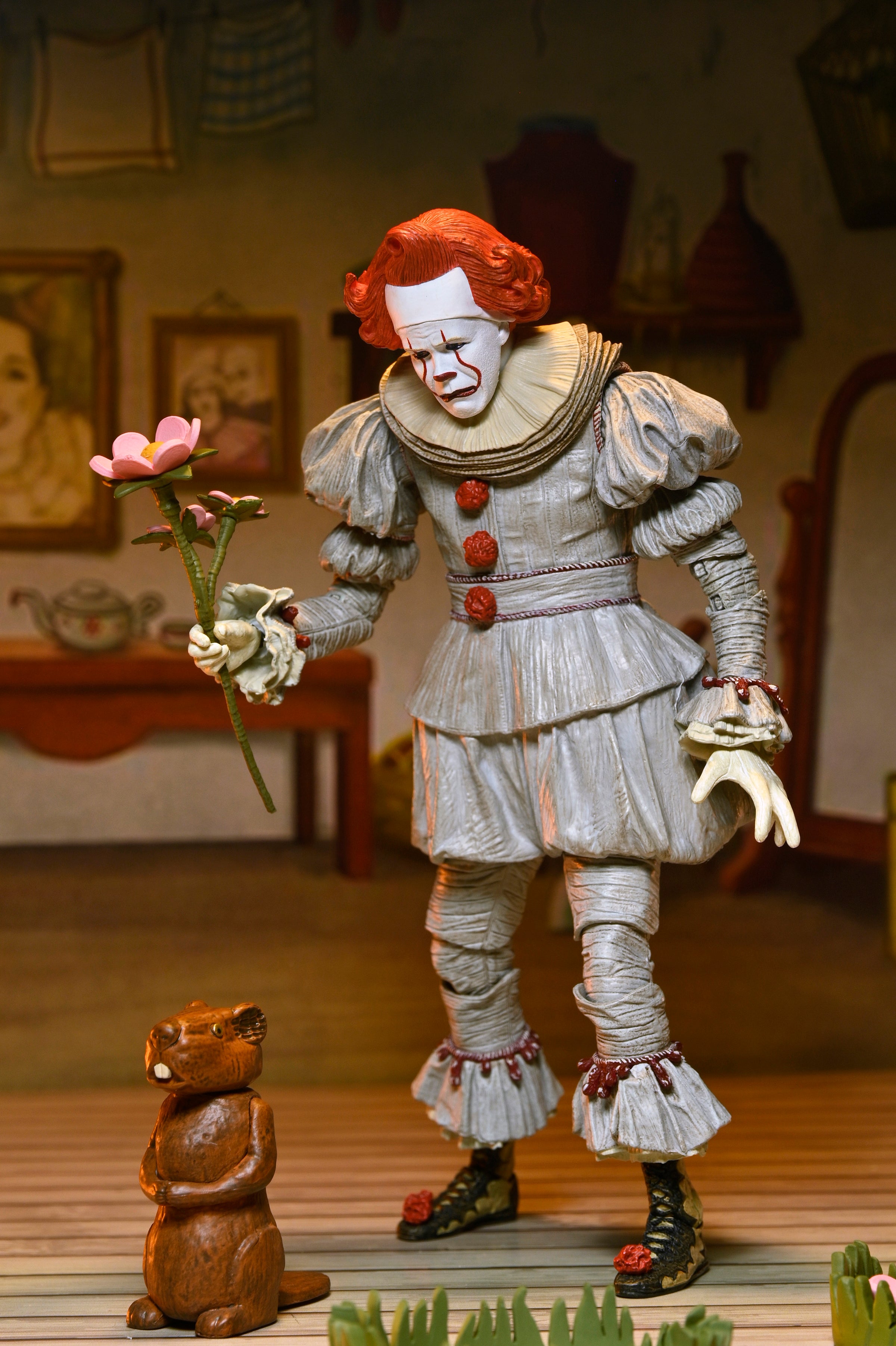 IT: Welcome to Derry - Ultimate Bob Gray as Pennywise 7&quot; Scale Action Figure - NECA