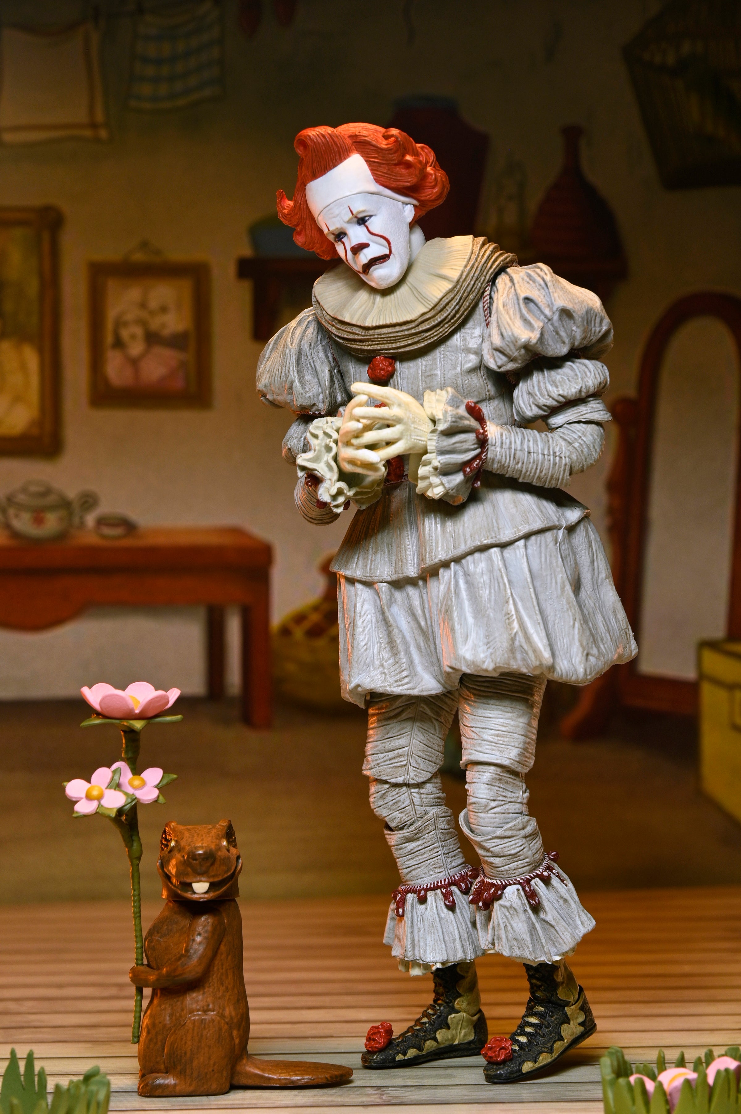IT: Welcome to Derry - Ultimate Bob Gray as Pennywise 7&quot; Scale Action Figure - NECA