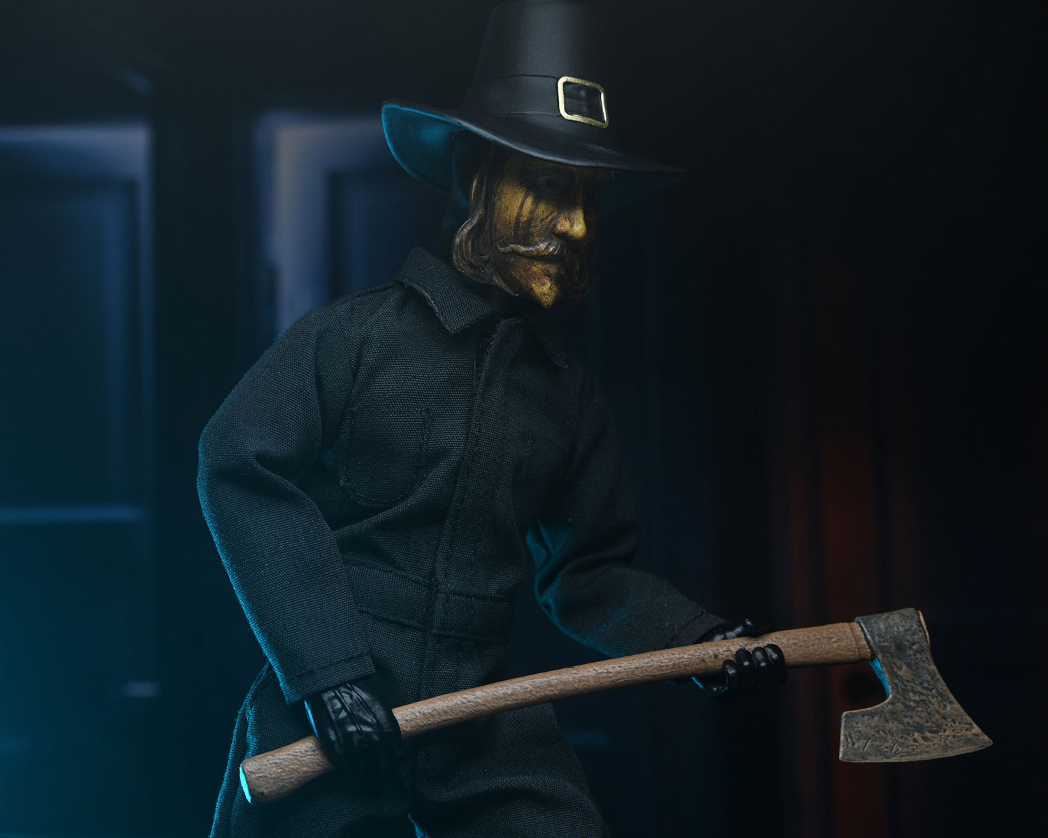 John Carver 8” Clothed Action Figure with axe and alt mask