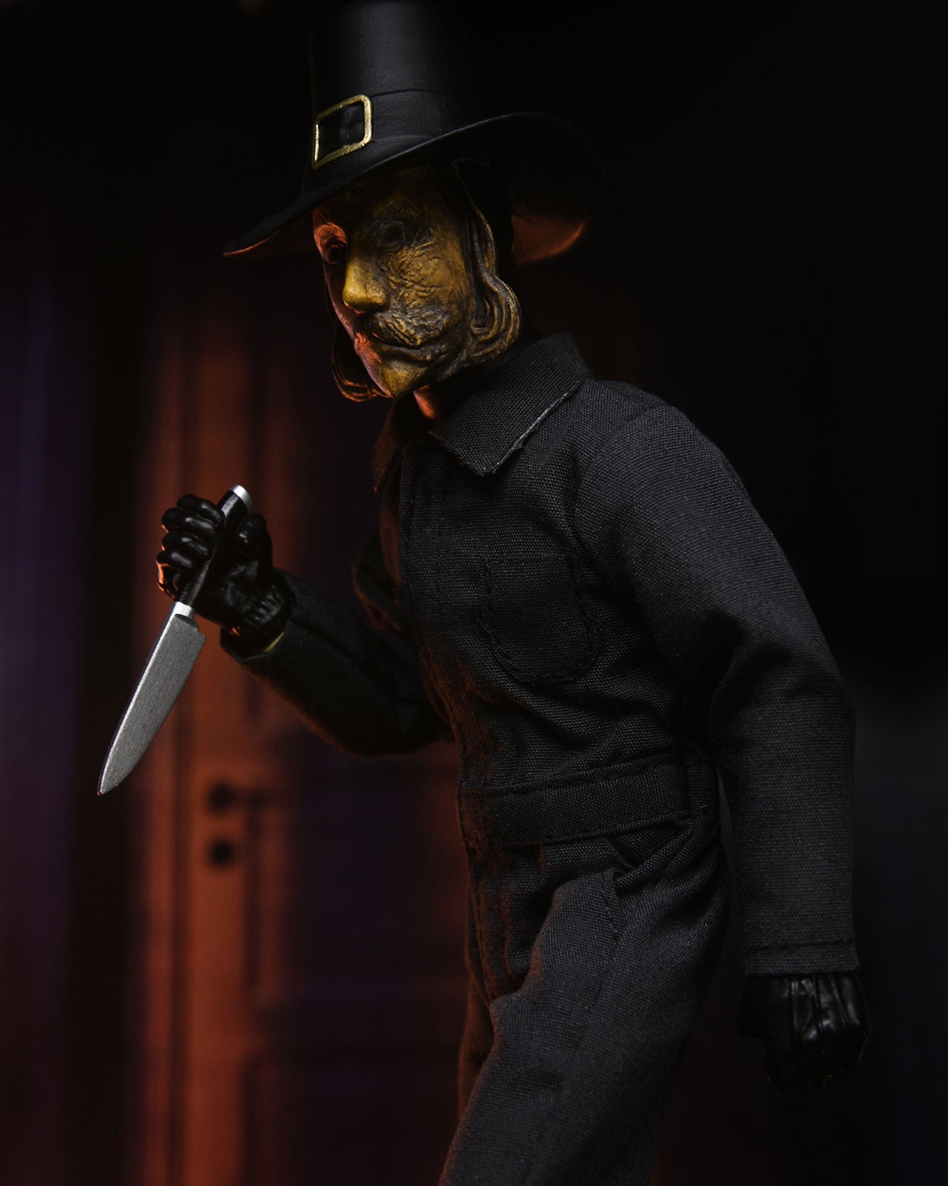 John Carver 8” Clothed Action Figure with knife and alt mask