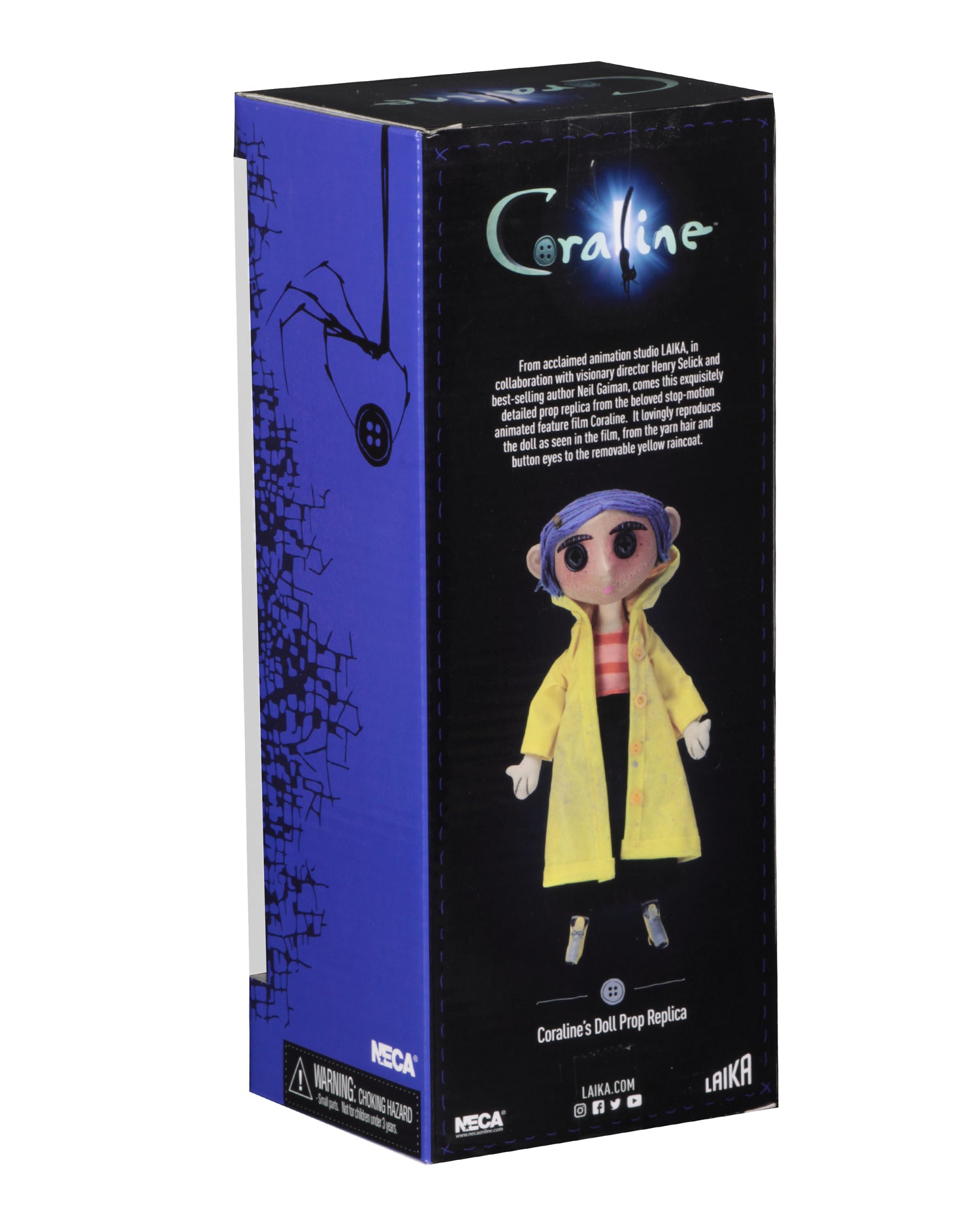 Coraline - 10&quot; Coraline Prop Replica Doll - NECA