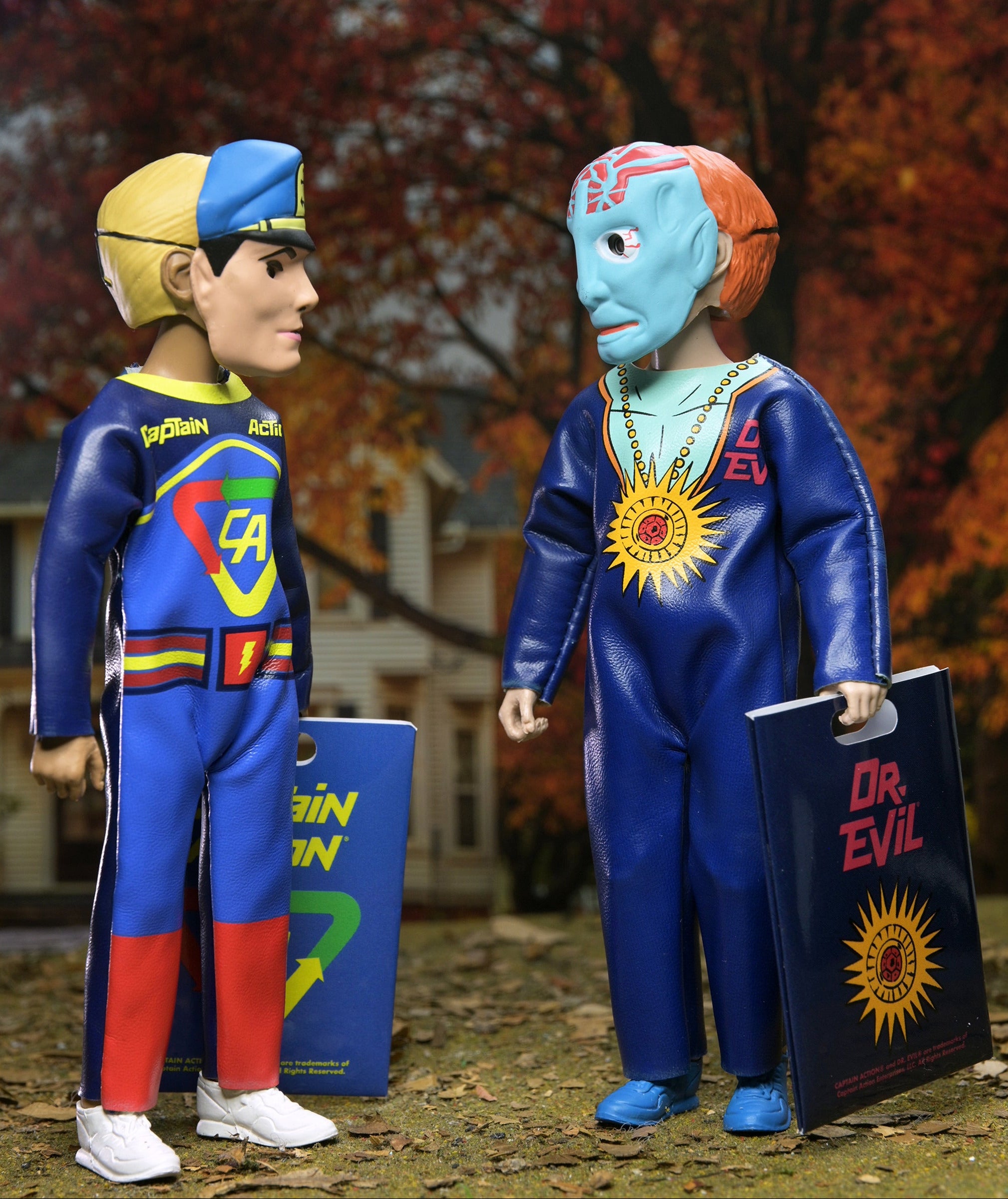 Captain Action x Ben Cooper Costume Kids Collection - Captain Action and Dr. Evil 6" Costumed Action Figure (SERIES 14) - NECA