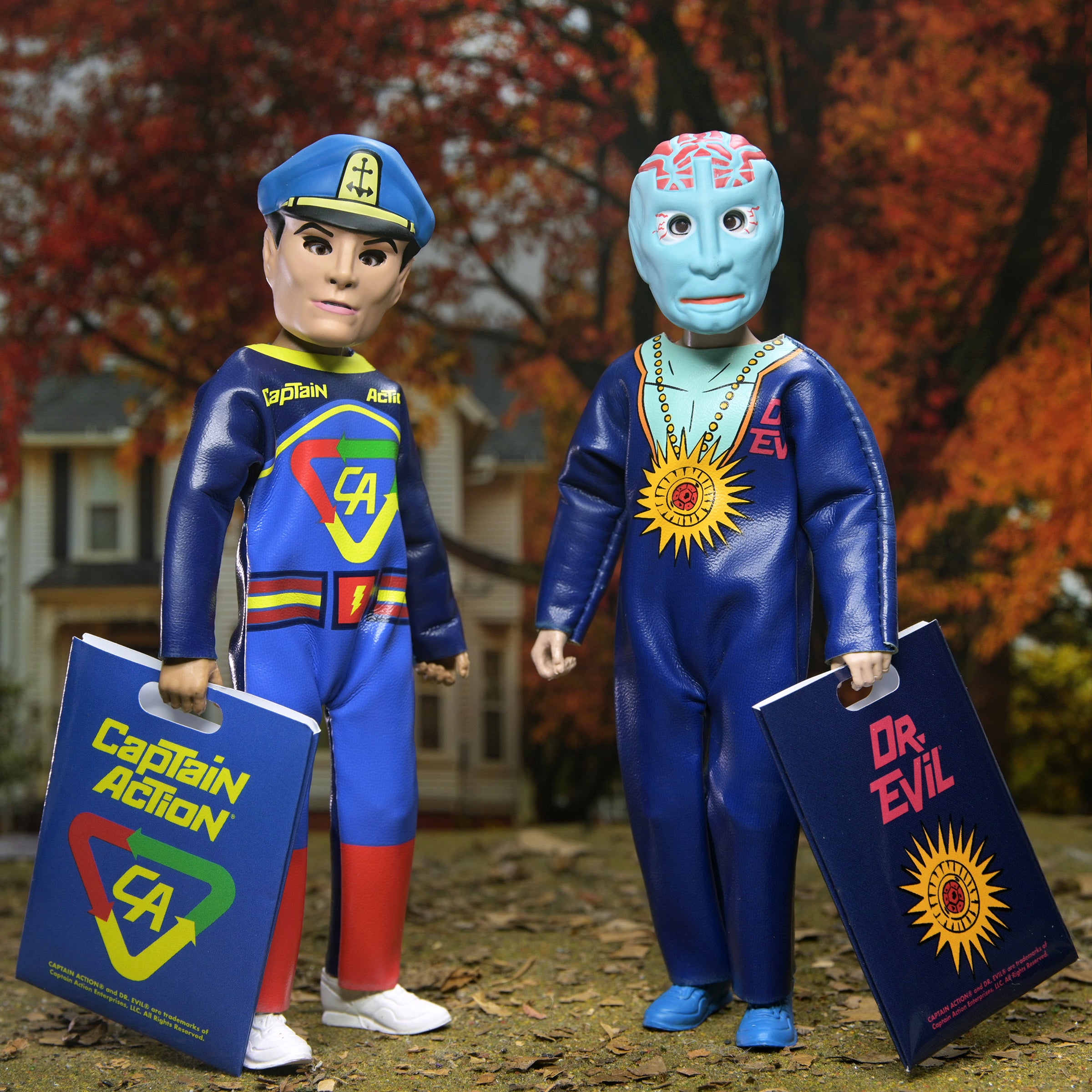 Captain Action x Ben Cooper Costume Kids Collection - Captain Action and Dr. Evil 6" Costumed Action Figure (SERIES 14) - NECA