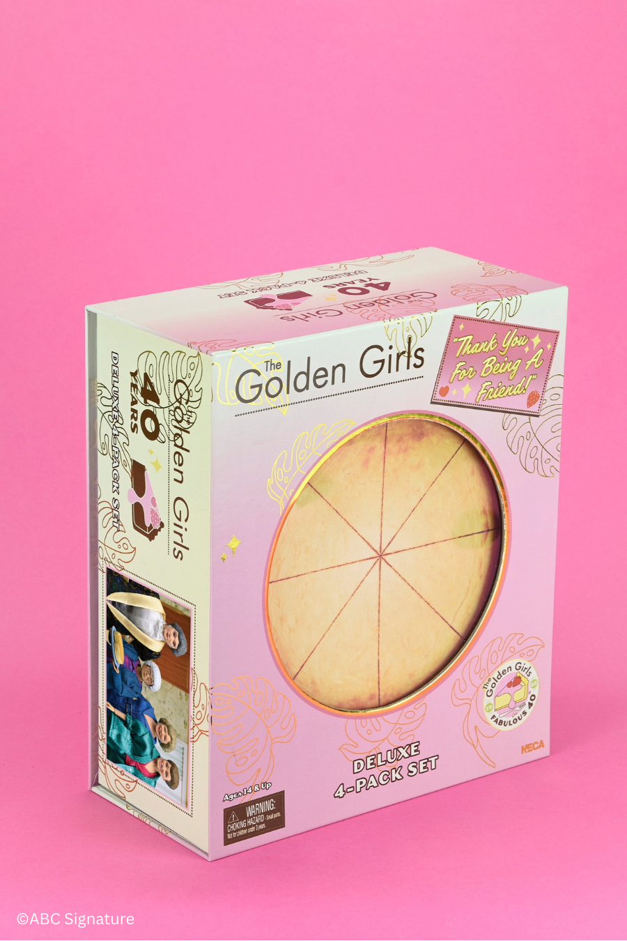 The Golden Girls - 40th Anniversary Golden Girls 8&quot; Clothed Action Figure Deluxe 4-Pack (PRE-ORDER)