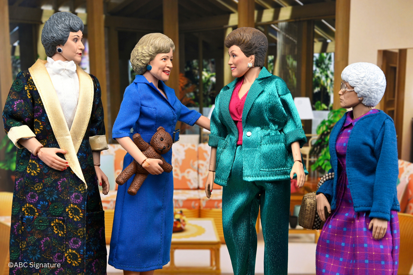 The Golden Girls - 40th Anniversary Golden Girls 8" Clothed Action Figure Deluxe 4-Pack - NECA